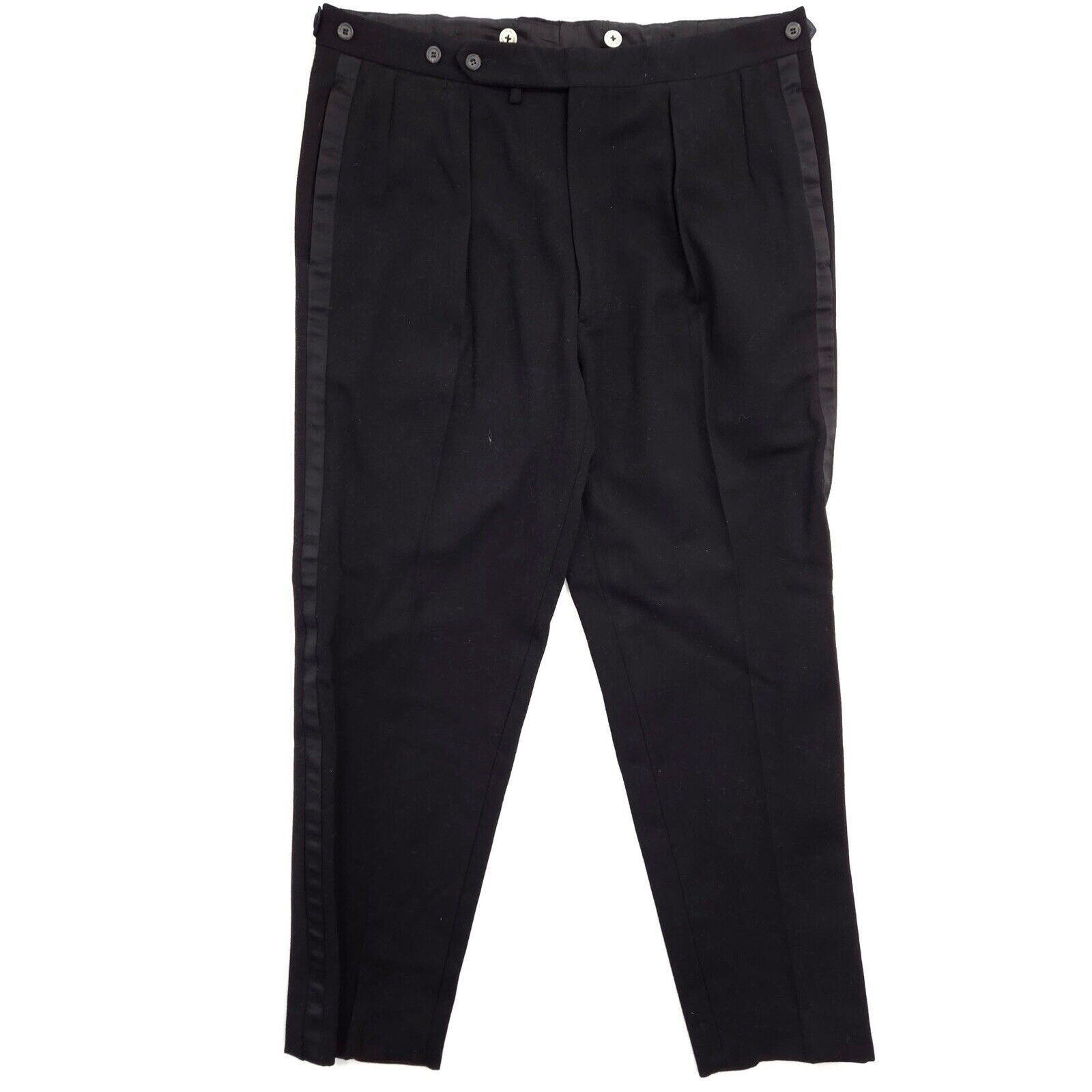 Polo Ralph Lauren Vintage Polo Ralph Lauren Tuxedo Pants Mens 36x30 Pleated Size US 36 / EU 52 - 1 Thumbnail