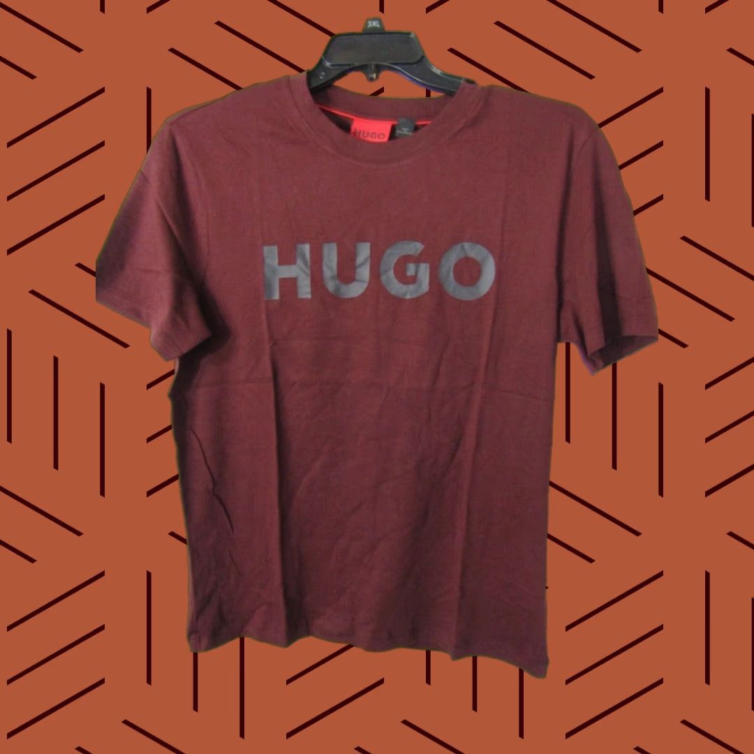 HUGO BOSS T-Shirt Men Short Sleeve Classic Logo Crew Neck