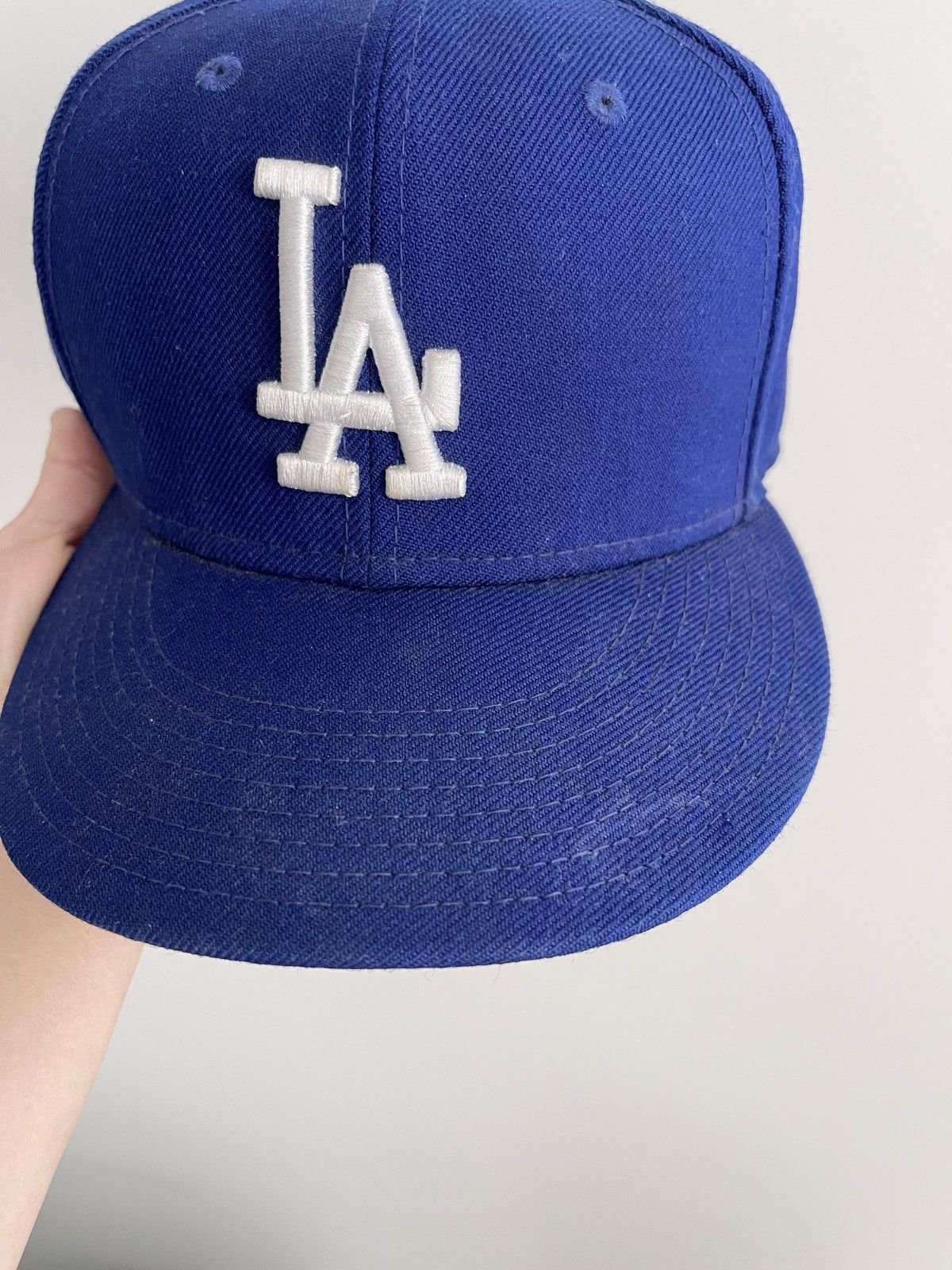 MLB STEAL! 2000s LA dodgers New Era Fitted Hat Size ONE SIZE - 2 Thumbnail