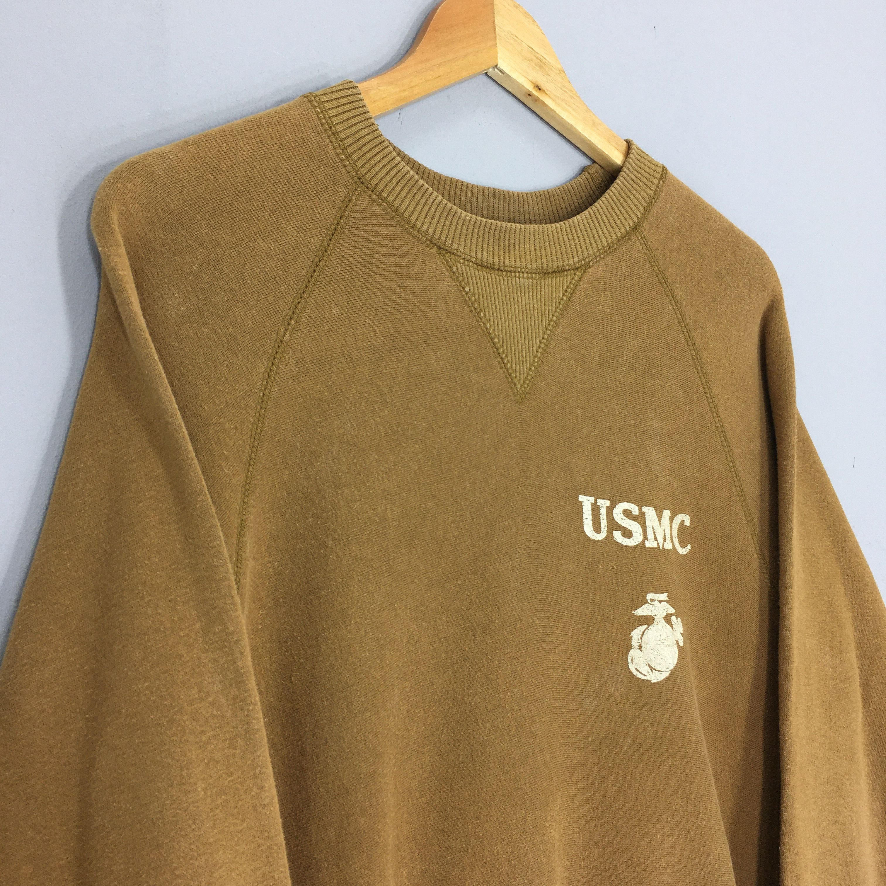 Vintage Vintage 80s United States Marine Corps Sweatshirt Medium Size US M / EU 48-50 / 2 - 3 Thumbnail
