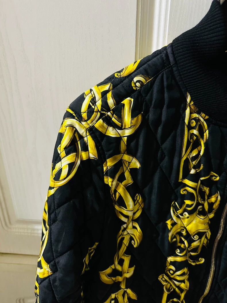 Other Versace Baroque black gold silk jacket cotton jacket Size US S / EU 44-46 / 1 - 4 Thumbnail