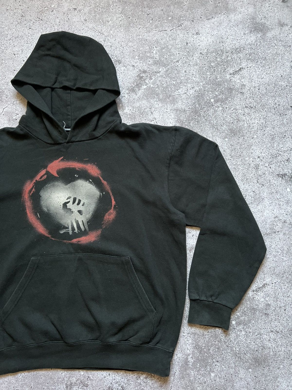 Band Tees × Vintage Rise Against Faded Hoodie Punk Rock Band Size US M / EU 48-50 / 2 - 3 Thumbnail