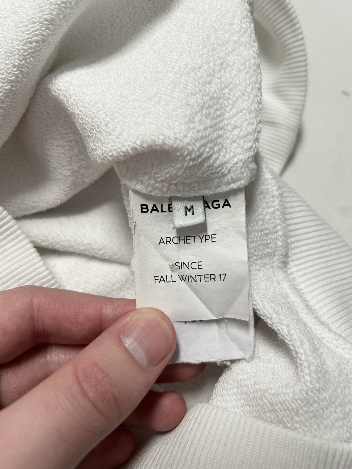 Balenciaga FW2017 Archetype Logo Oversized Hoodie Size US M / EU 48-50 / 2 - 7 Thumbnail