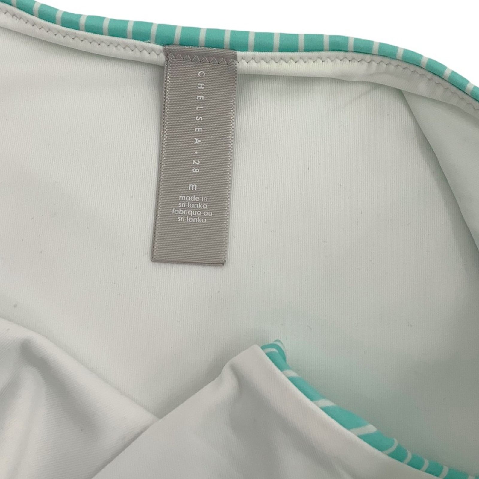 Other Chelsea28 High Rise High Cut Bikini Bottom Stripe Medium NWT Size ONE SIZE - 3 Thumbnail