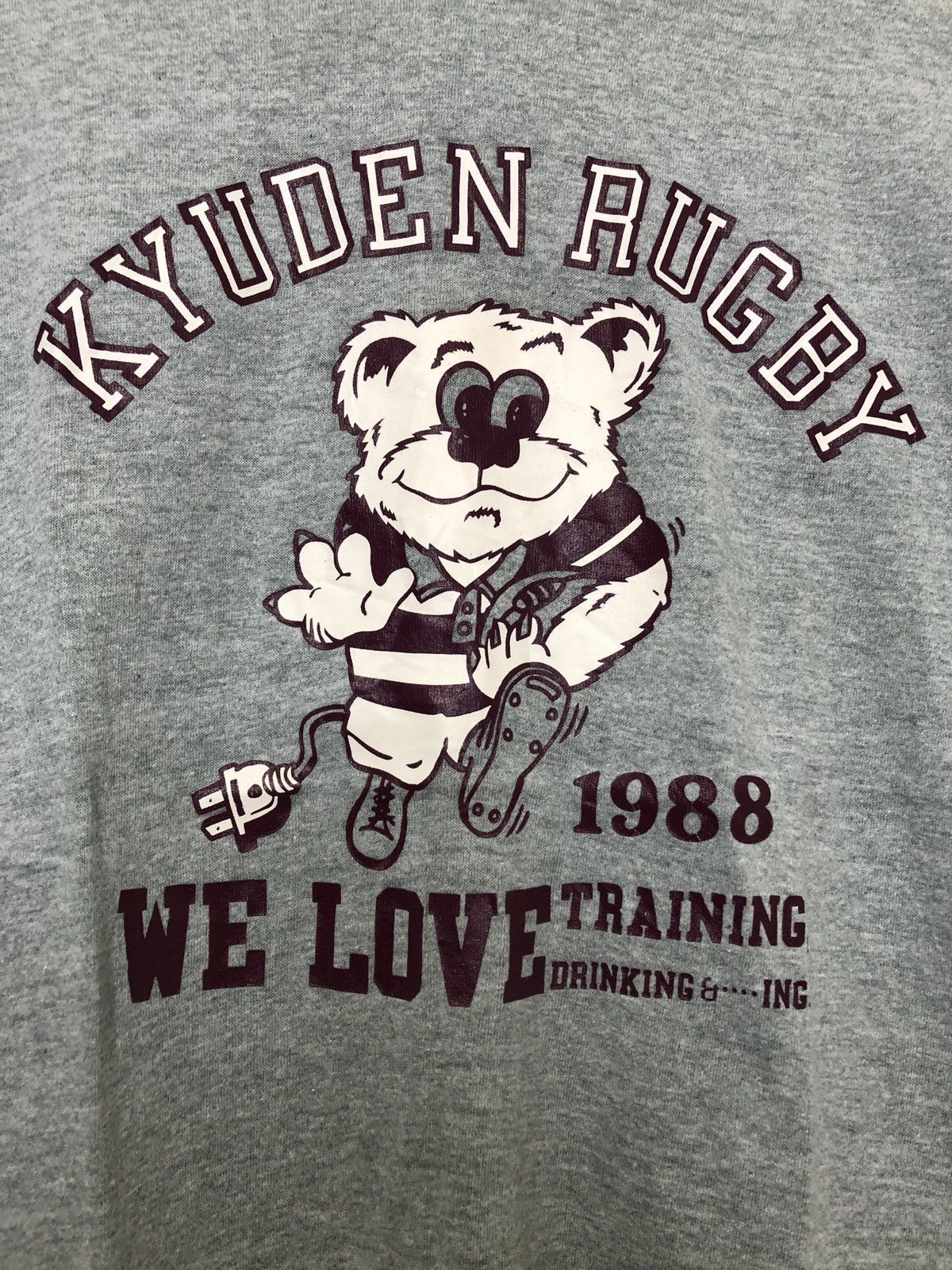 Vintage Vintage Kyuden Rugby 1988 T-Shirt Size US M / EU 48-50 / 2 - 2 Thumbnail
