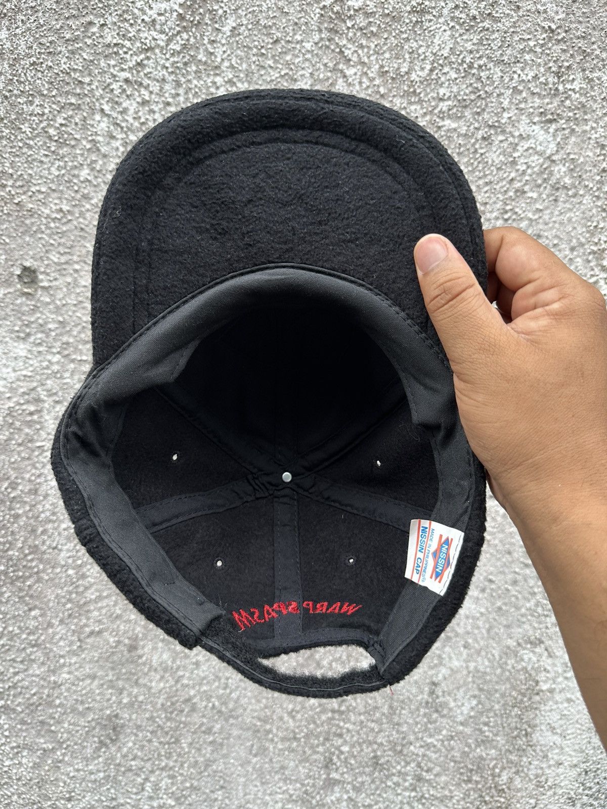 Japanese Brand VTG CuChulainn Warp Spasm Patch Fleece Hat Size ONE SIZE - 5 Thumbnail