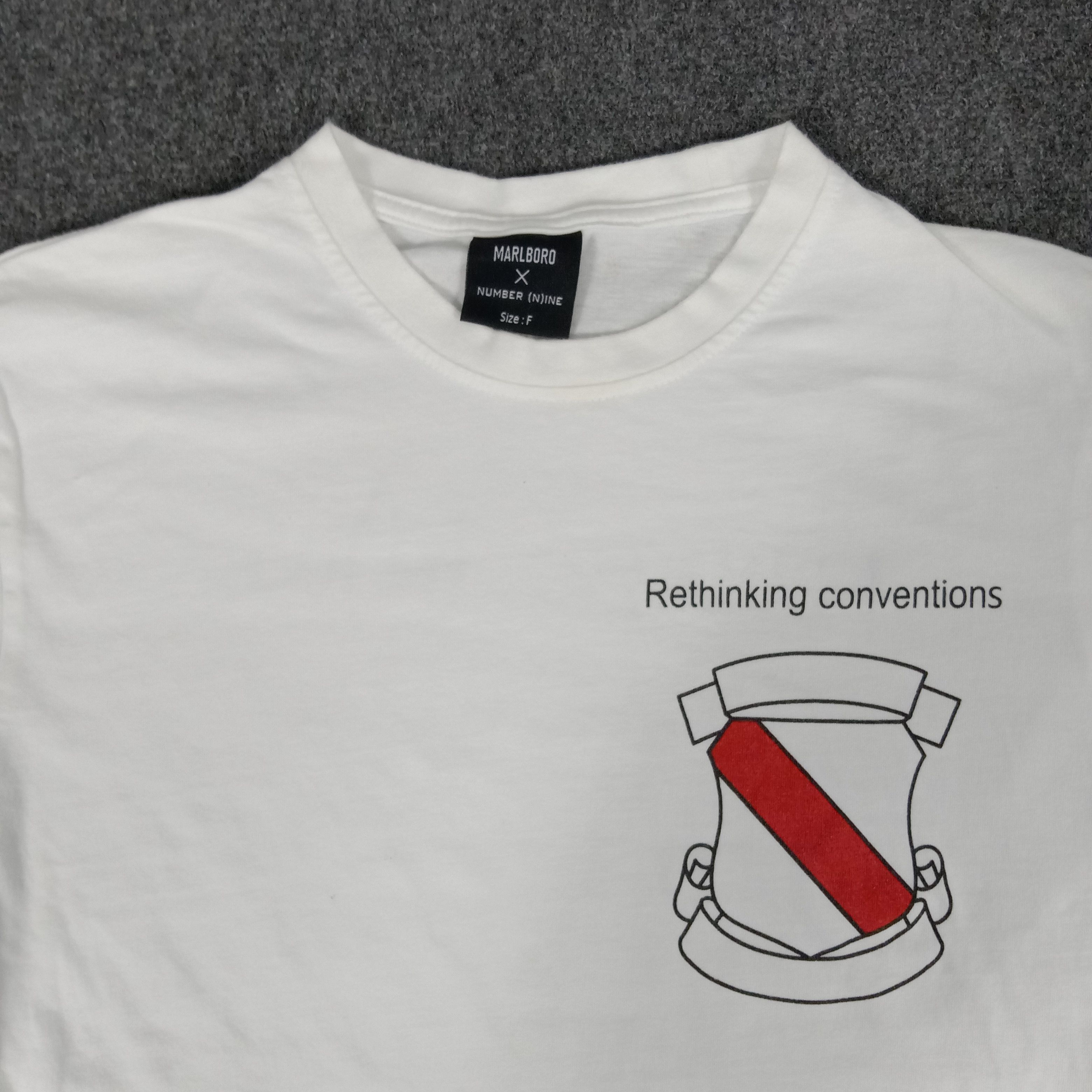 Marlboro × Number (N)ine × Vintage Number (N)ine X Marlboro Japanese Brand Tshirt Size US M / EU 48-50 / 2 - 5 Thumbnail