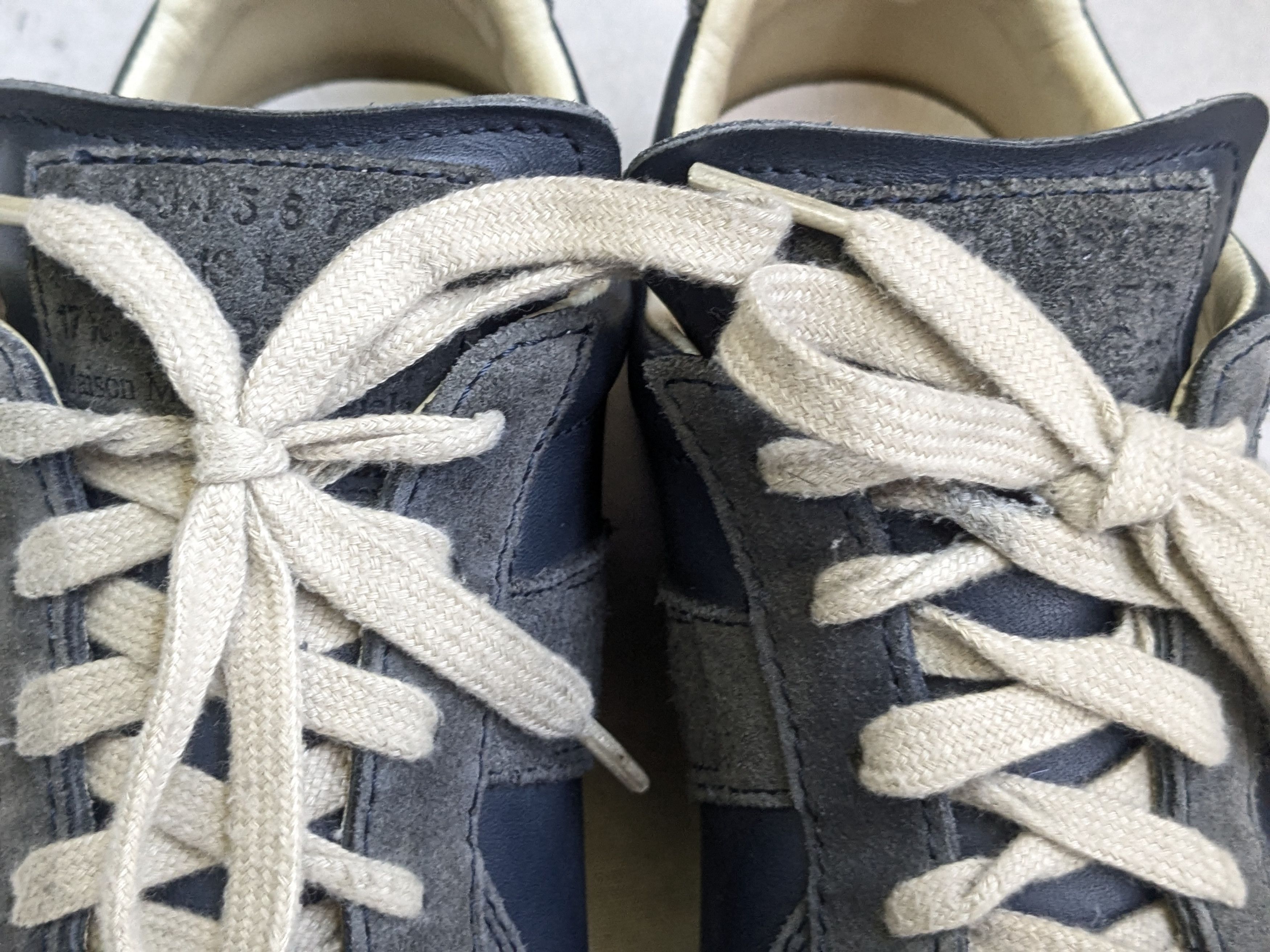 Maison Margiela Maison Margiela Replica GAT Navy Blue 7 40 Low Tops Size US 7 / EU 40 - 3 Thumbnail