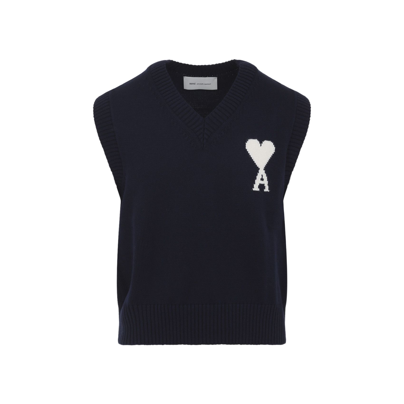 Ami Wool and Cotton Vest