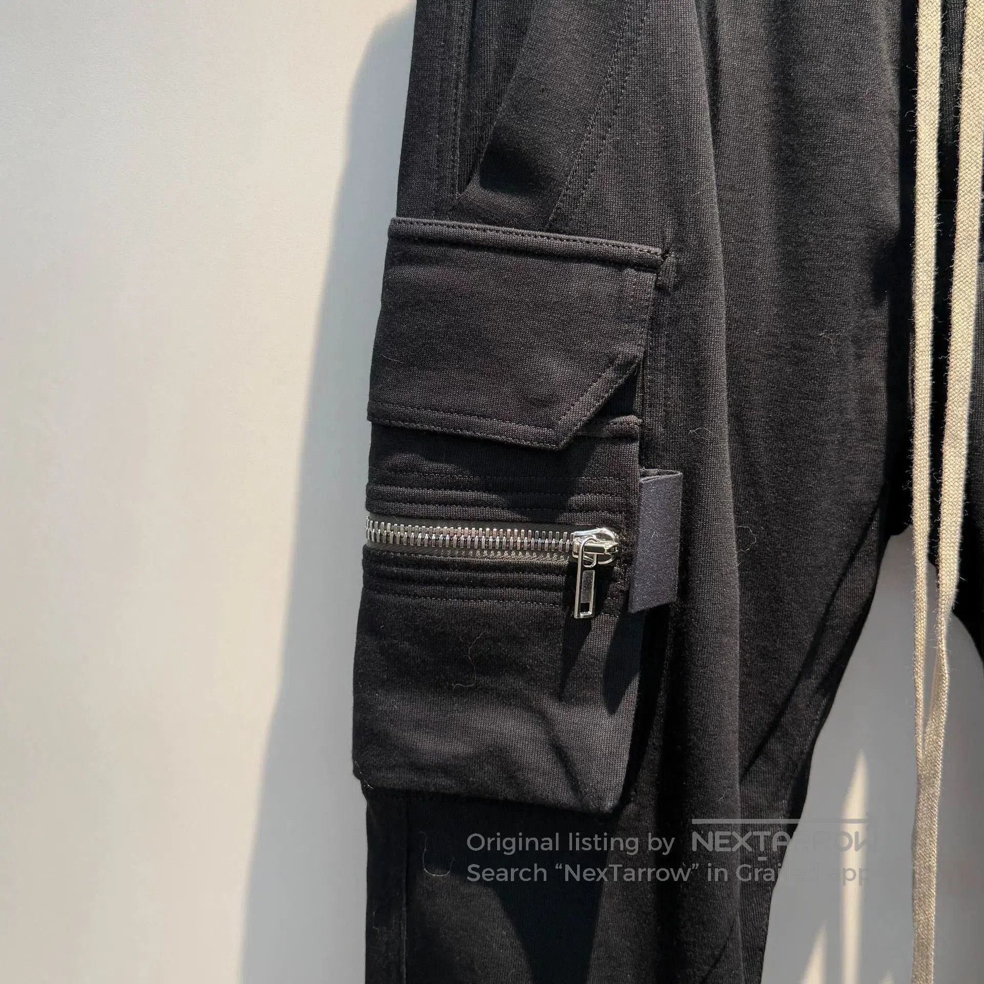 Rick Owens Thom Browne Red Cotton Check Jacquard Sweatshorts. Size US 38 / EU 54 - 2 Thumbnail
