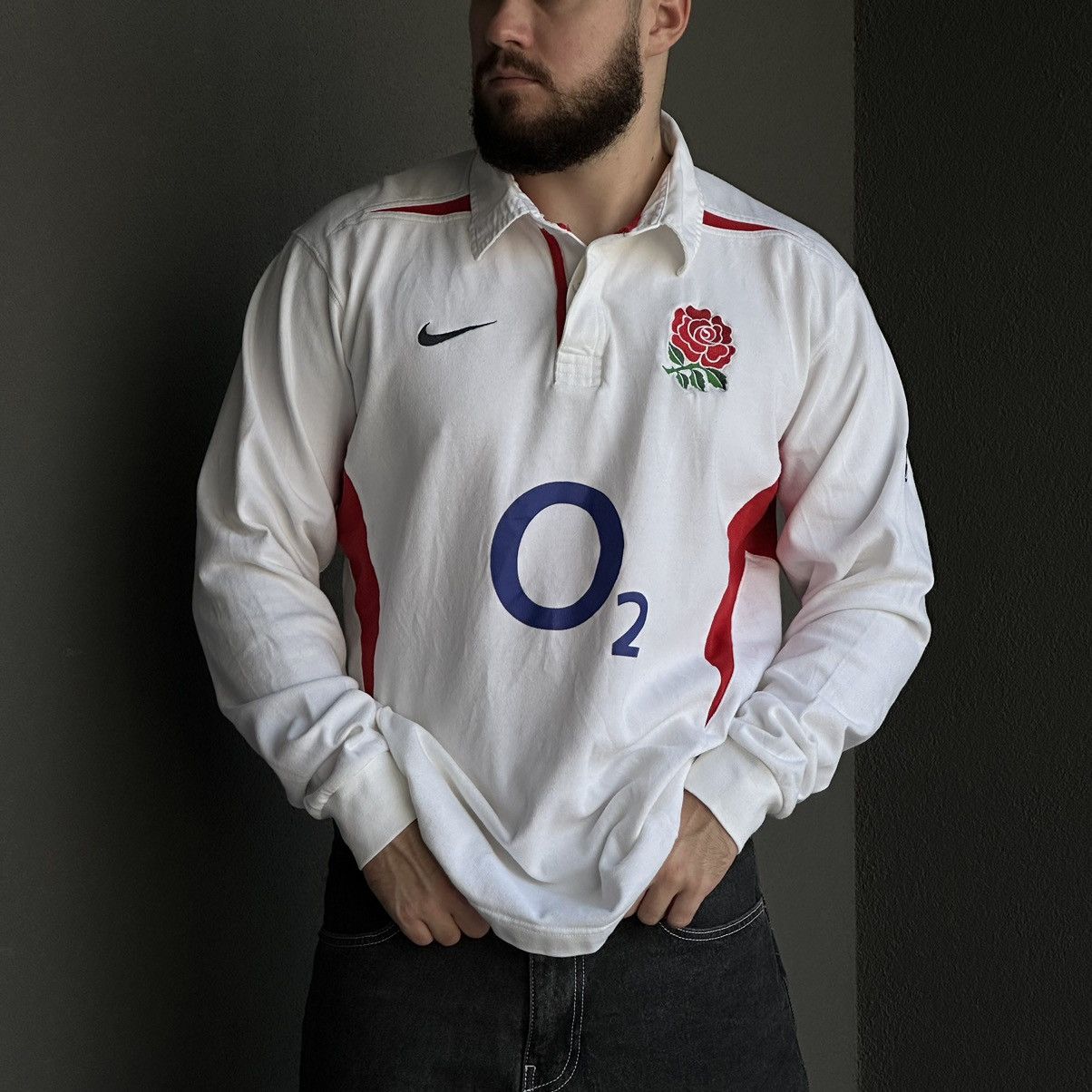 Nike × Vintage Vintage England Rugby League Nike O2 Long