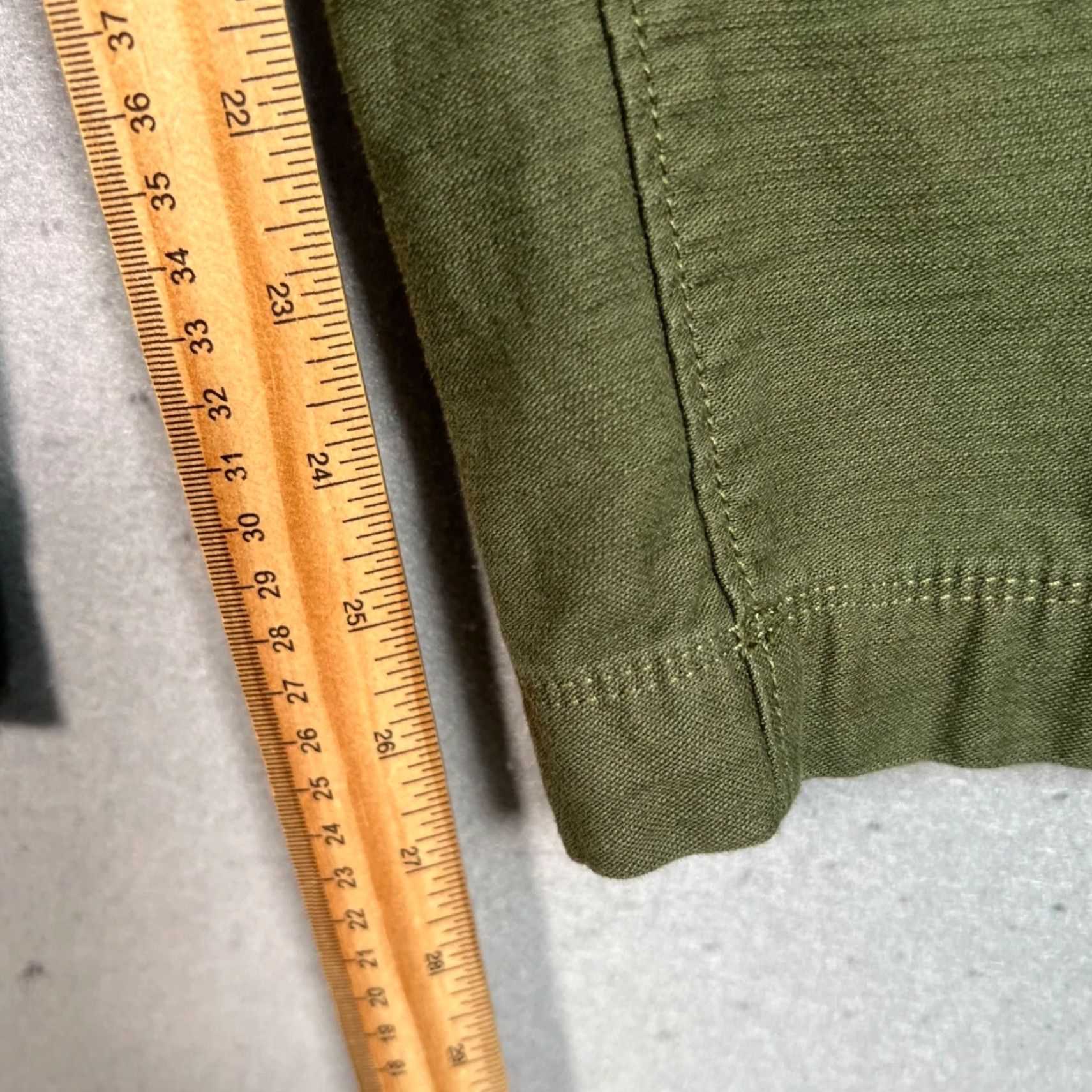 J.Crew J.CREW Pants Womens 4 Olive Green Utility Straight Leg 100% Cotton Chino Twill Pockets Size 27" / US 4 / IT 40 - 7 Thumbnail