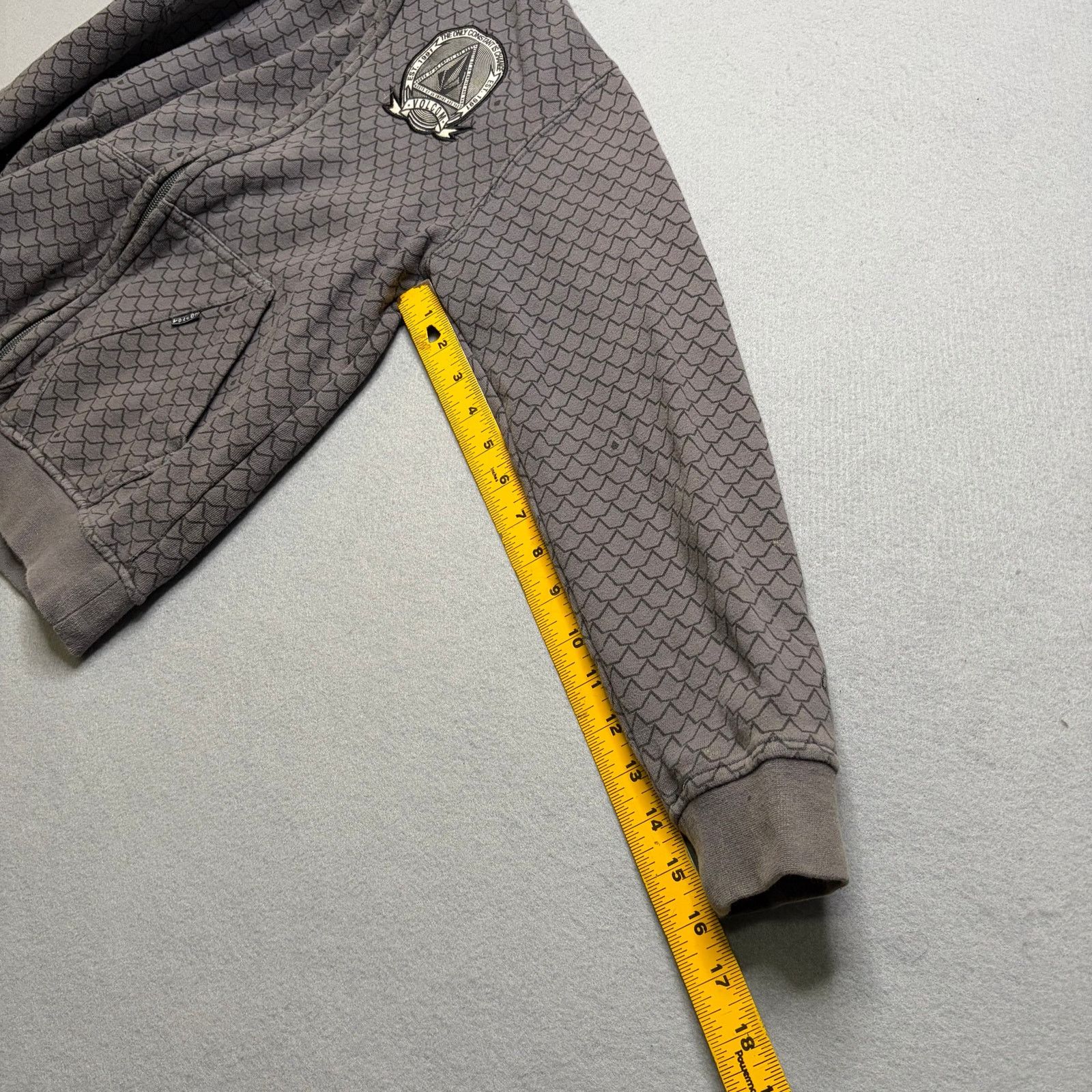 Volcom Volcom Stone Face Full Zip Hoodie Mask Gray Y2K Men’s XS Size US XS / EU 42 / 0 - 7 Thumbnail