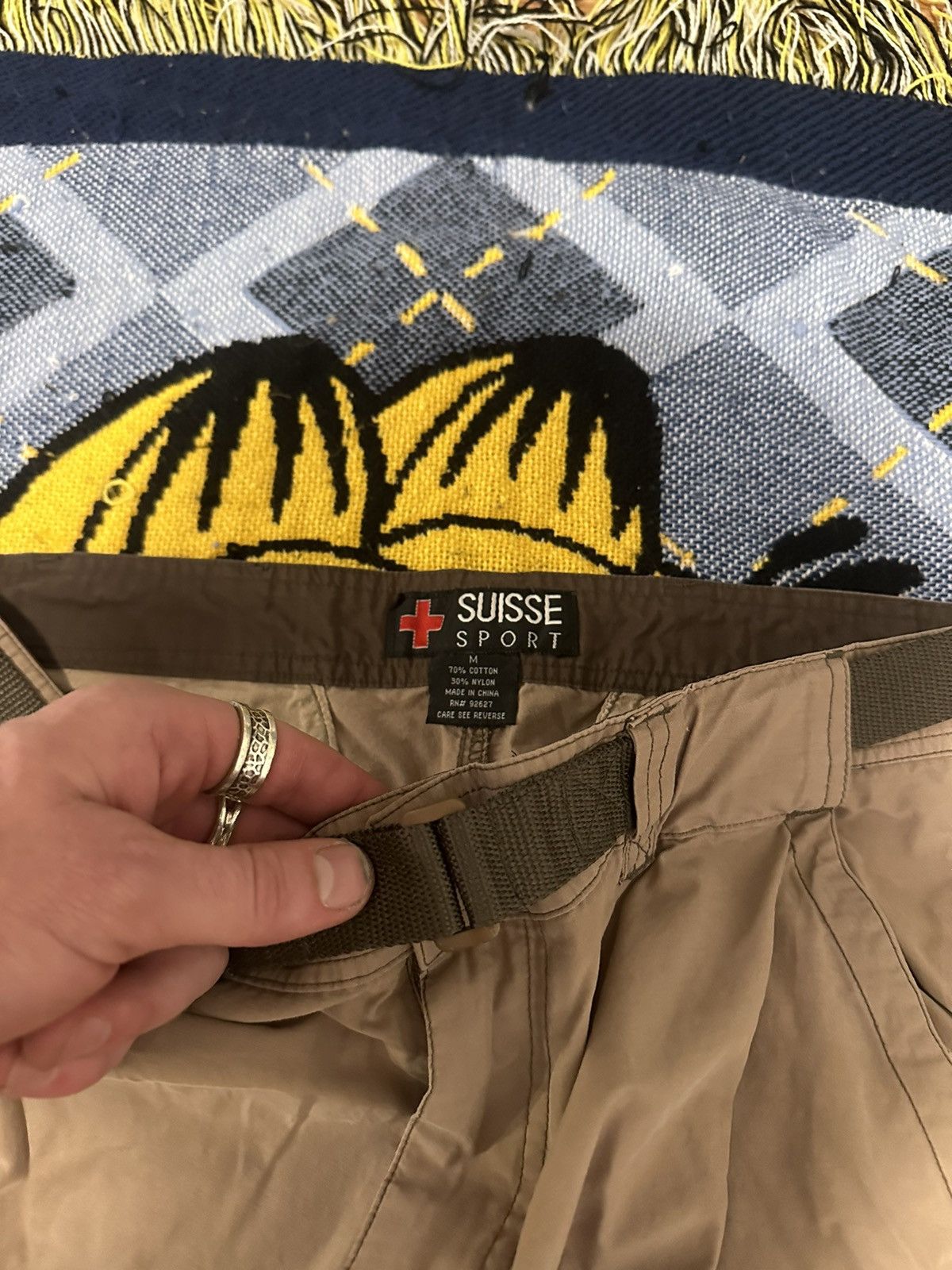 Other Vintage Y2k Transformer Suisse Sport Nylon Hiking Cargos Size US 33 - 5 Thumbnail