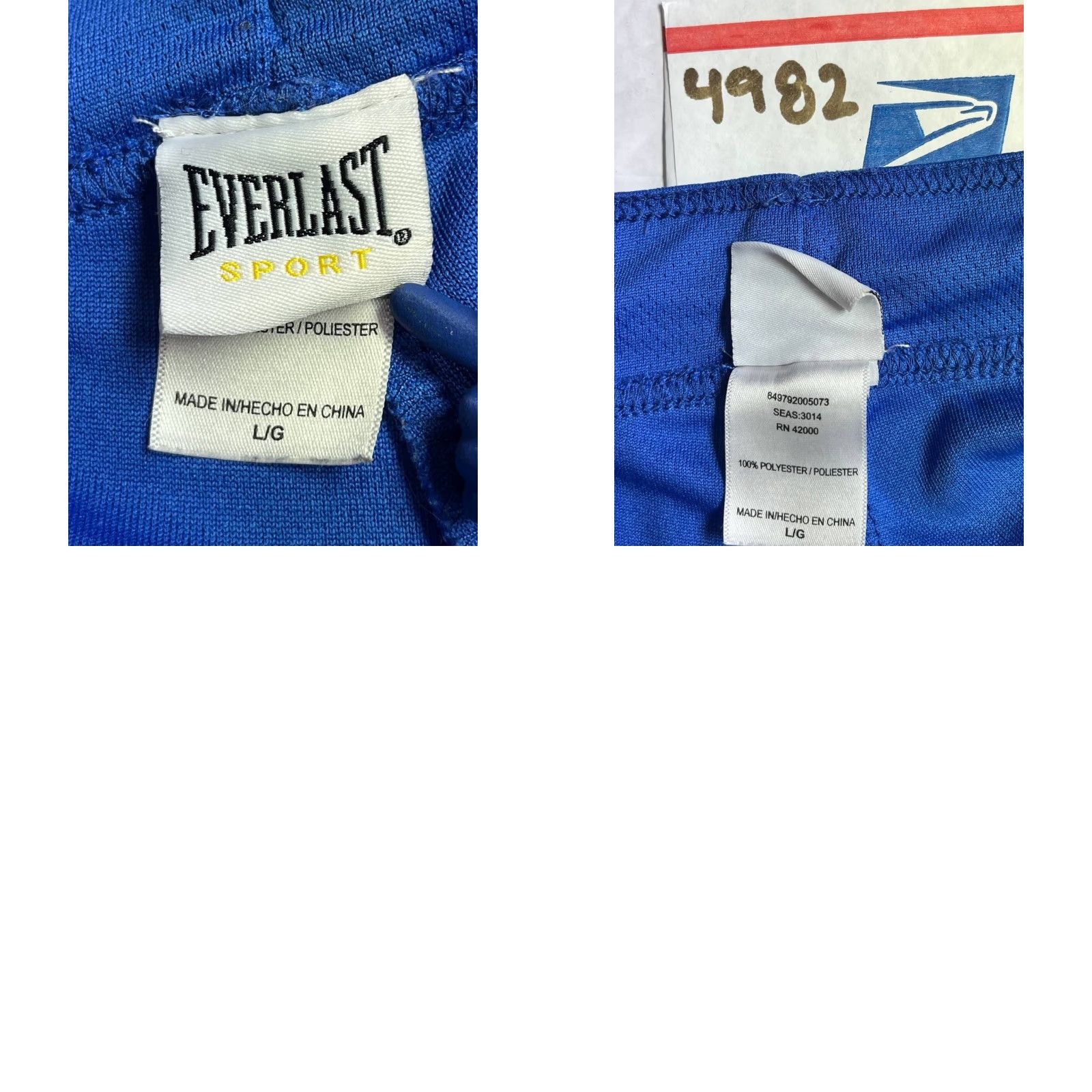 Everlast Everlast Shorts Blue Women Large Elastic Waist Sweat L Size 36" / US 14 / IT 50 - 8 Thumbnail
