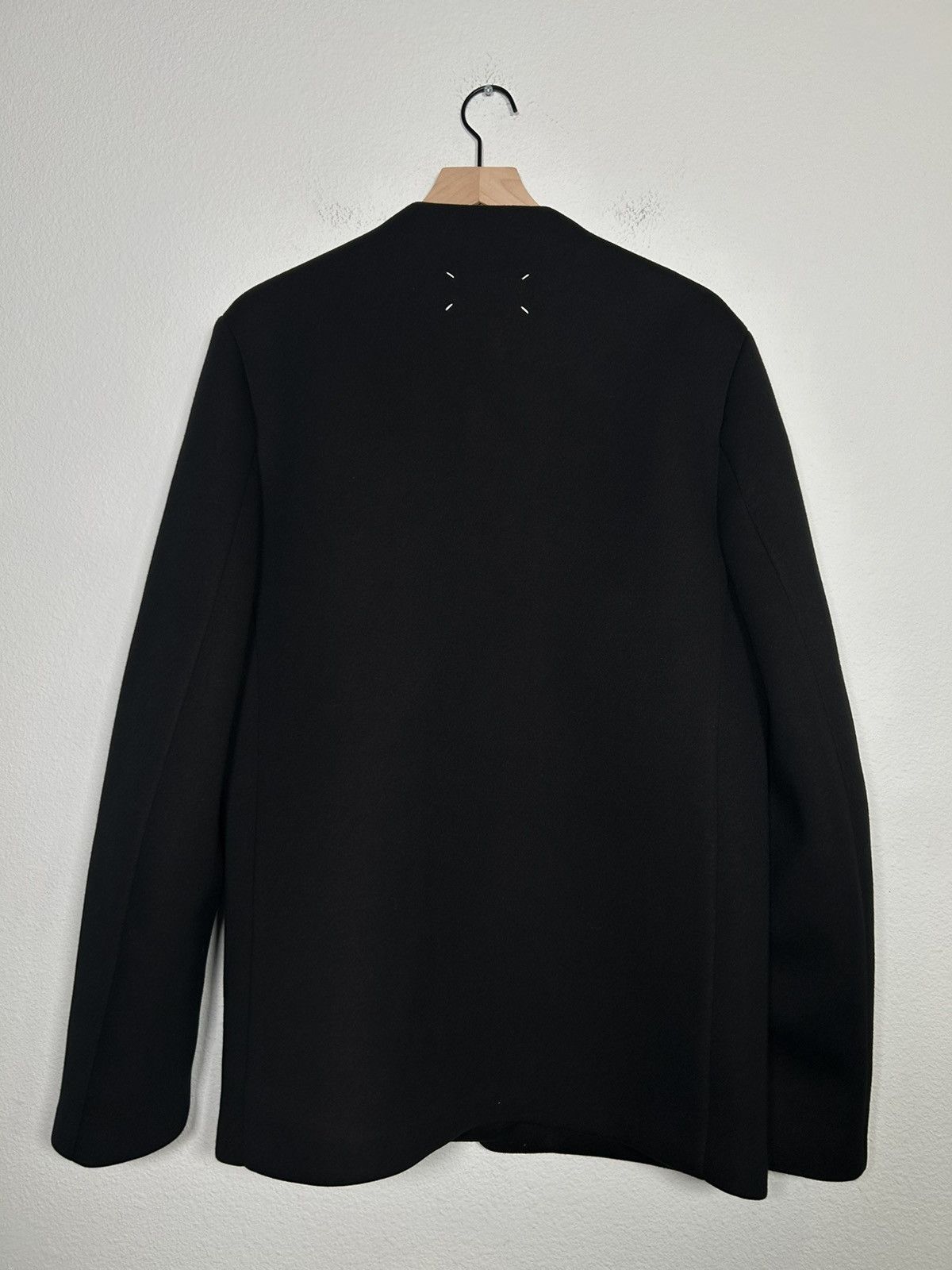 Maison Margiela Collarless Neoprene Blazer Size US L / EU 52-54 / 3 - 4 Thumbnail