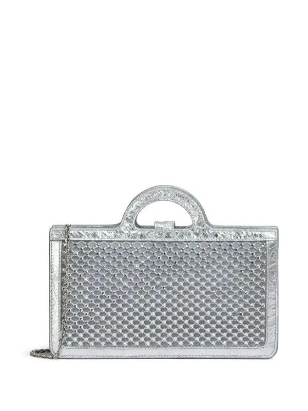 Marni o1w1db11125 Size :OS/Crystal-Embellished Wallet in Silver Size ONE SIZE - 2 Thumbnail