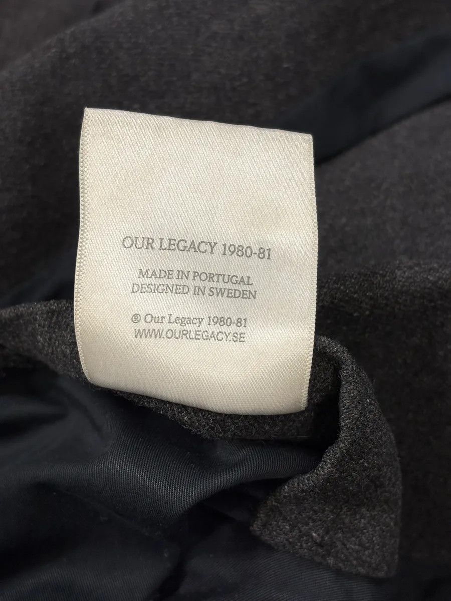 Our Legacy Our Legacy Grey Wool Bomber Jacket Size US M / EU 48-50 / 2 - 9 Thumbnail