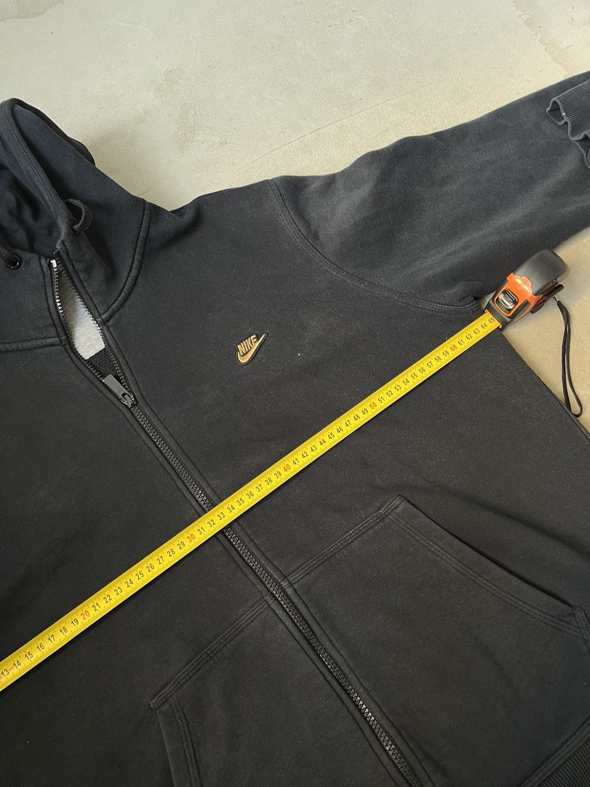 Nike × Vintage Vintage Nike zip hoodie rap oversize hoodie big logo Size US XL / EU 56 / 4 - 9 Thumbnail