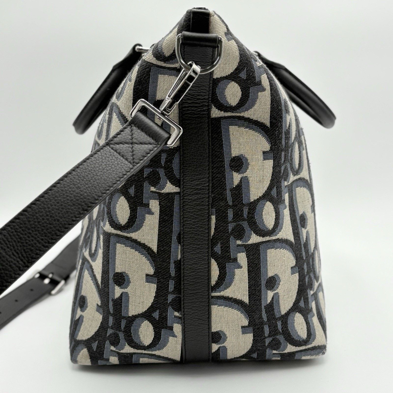 Dior Dior Oblique Jacquard Maxi Weekender 40 Bag | SUPER CLEAN! Size ONE SIZE - 8 Thumbnail