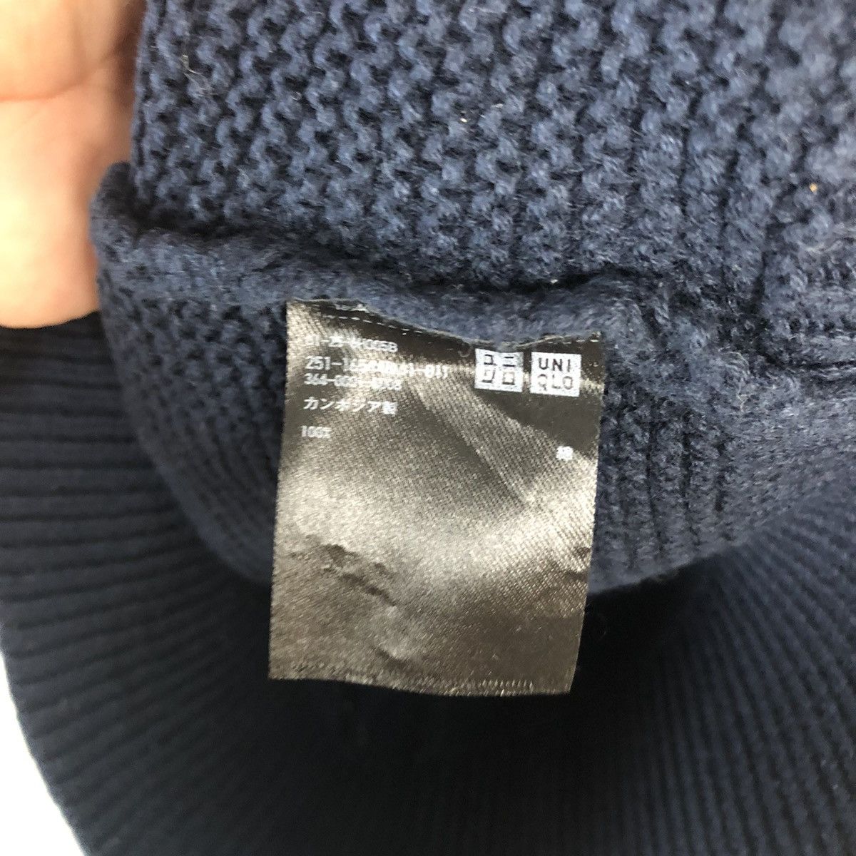 Homespun Knitwear × Uniqlo Uniqlo Dark Blue Knitwear #A888 Size S / US 4 / IT 40 - 11 Thumbnail