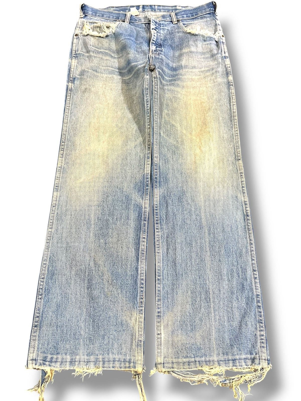 Vintage Calvin Klein Mudwash Ripped Denim