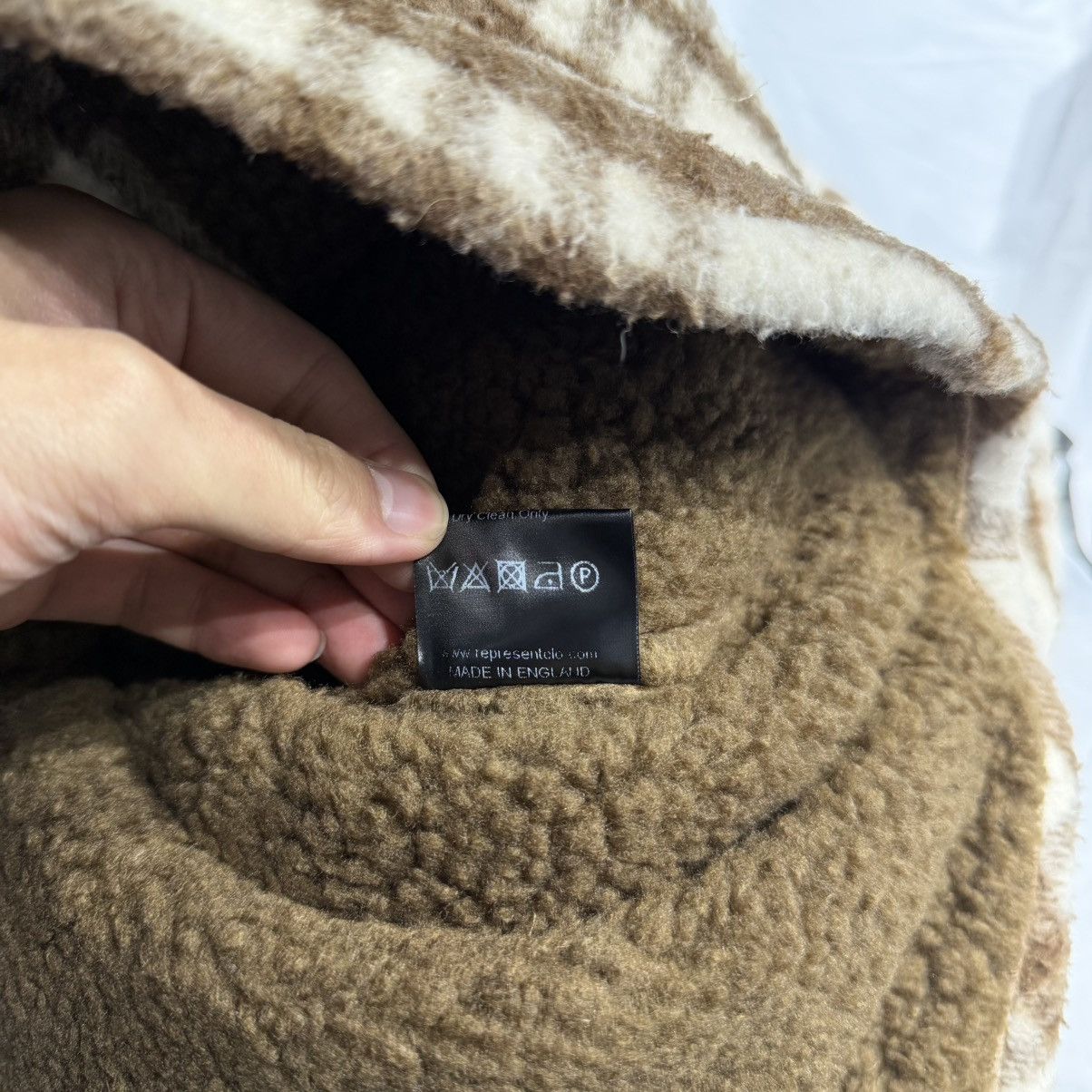 Represent Clo. Represent Sherpa Shirt Brown Size US M / EU 48-50 / 2 - 6 Thumbnail