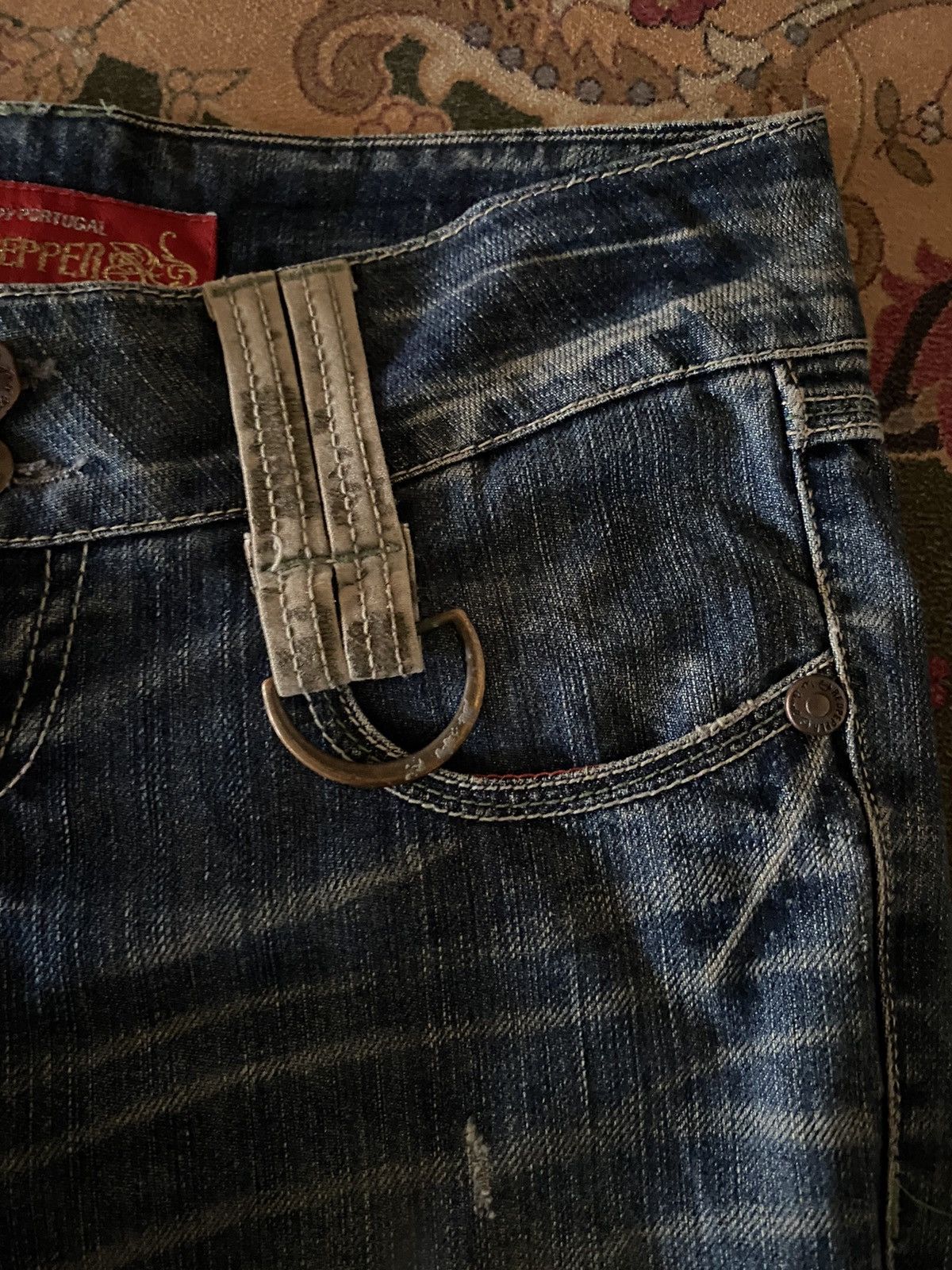 Japanese Brand Japanese Brand Red Pepper Jeans Distressed Denim Size US 29 - 5 Thumbnail