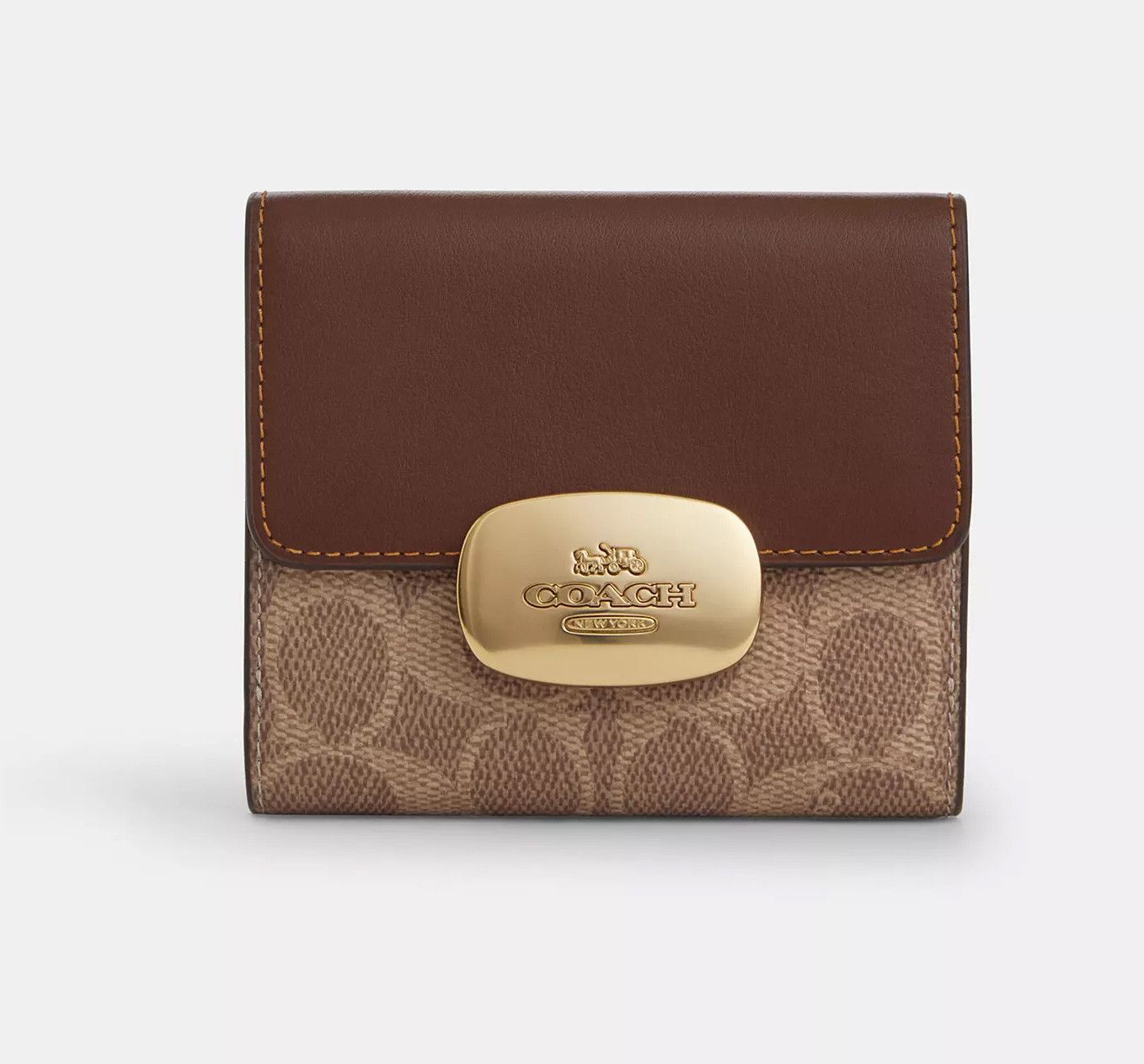 Coach Eliza Small Wallet In Signature Canvas CW801 Size ONE SIZE - 1 Thumbnail