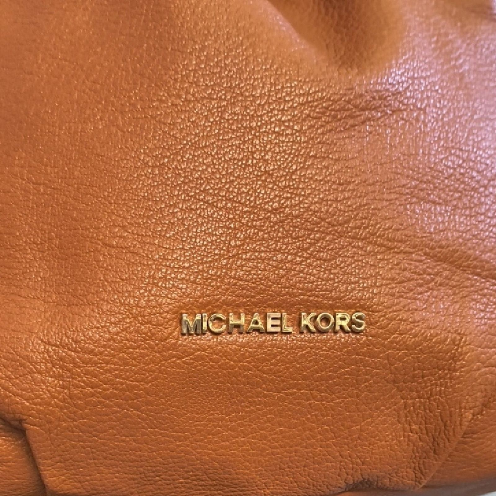 Michael Kors Michael Kors Brown Leather Handbag Size ONE SIZE - 2 Thumbnail