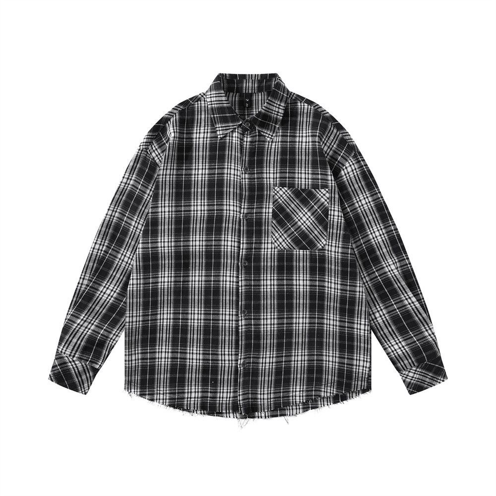 Vintage Japanese style old lapel loose casual long-sleeved shirt Size US M / EU 48-50 / 2 - 1 Thumbnail
