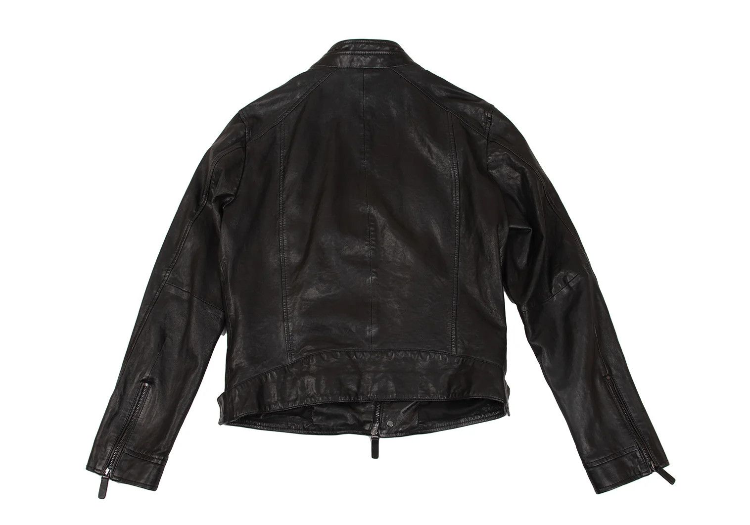Emporio Armani Sheep Leather Rider Jacket in Black, Size 48 Size US M / EU 48-50 / 2 - 13 Thumbnail
