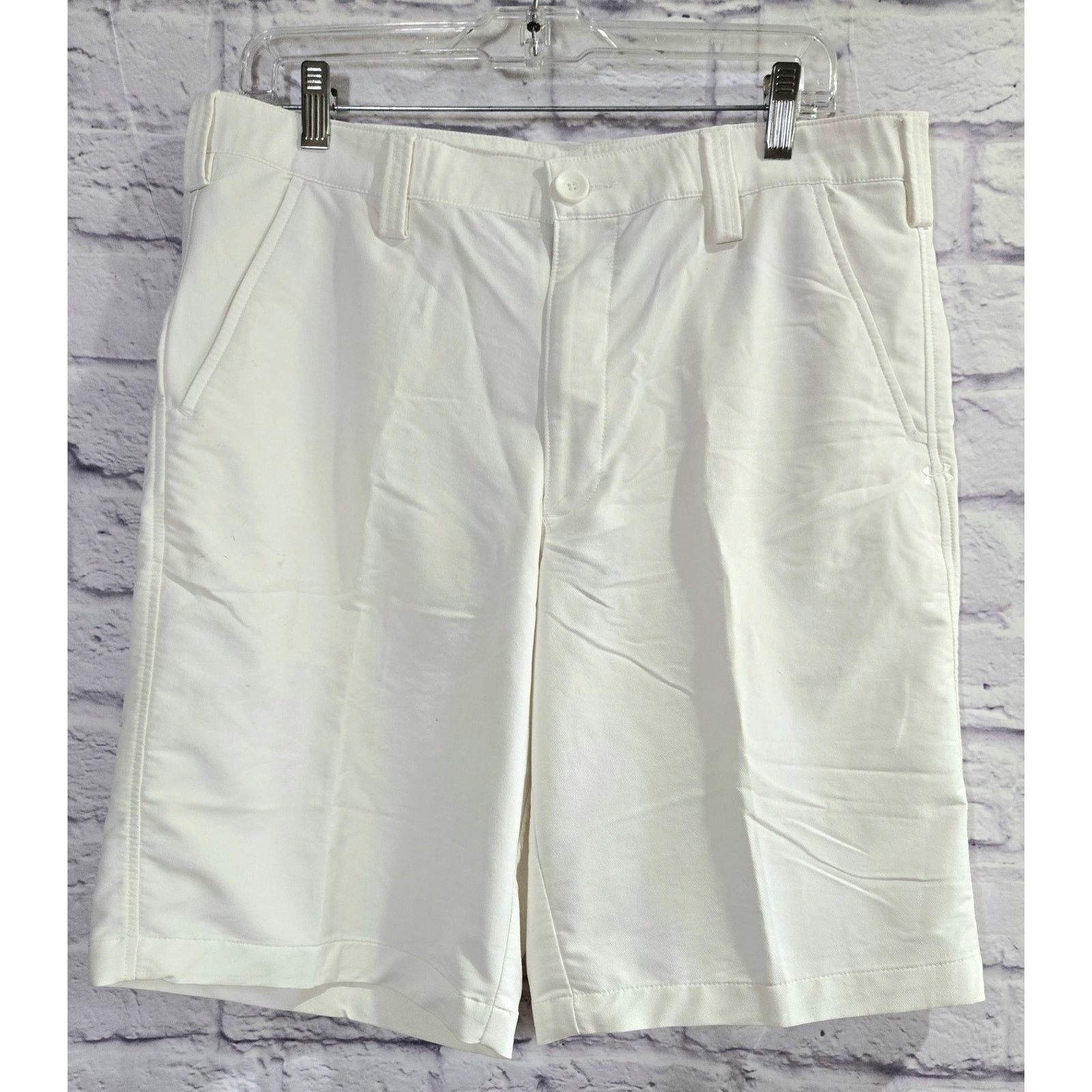 Under Armour Under Armour White Men's Shorts 34 Lightweight Pockets Size US 34 / EU 50 - 1 Thumbnail