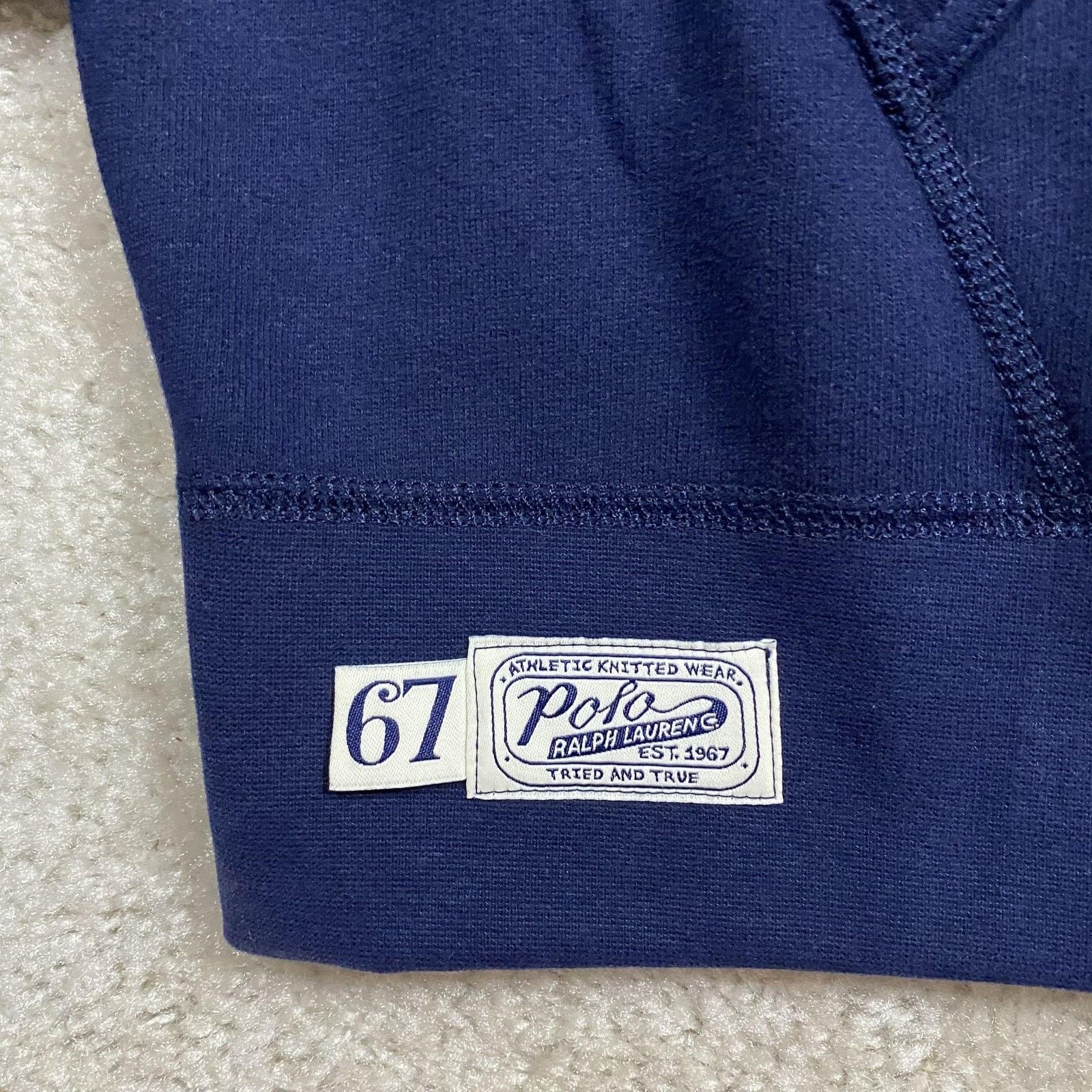 Polo Ralph Lauren Polo Ralph Lauren Hoodie 2XL Blue Pullover Spellout Logo Size US XXL / EU 58 / 5 - 2 Thumbnail