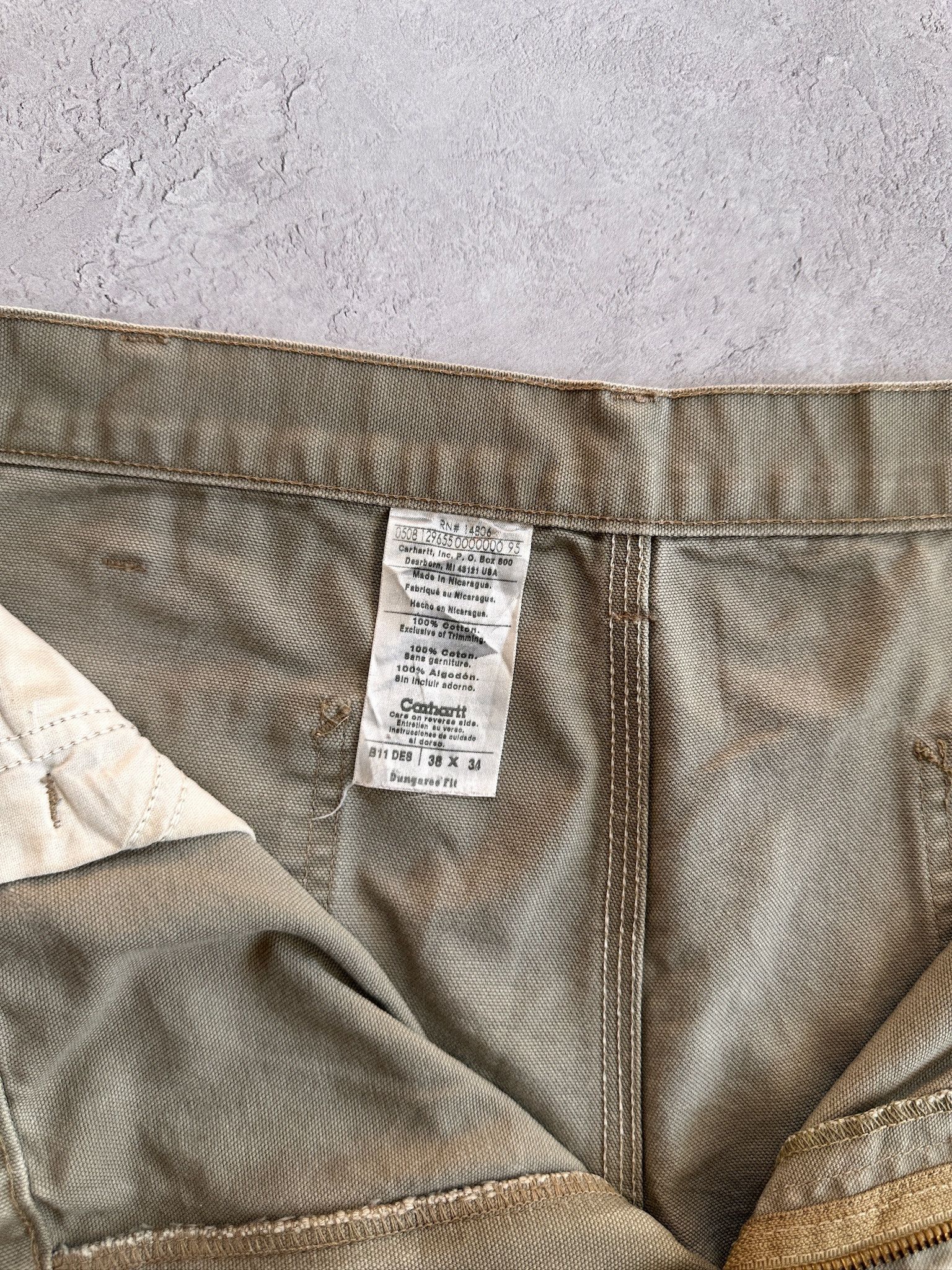 Carhartt × Vintage Vintage Carhartt Workwear Carpenter Pant Size US 38 / EU 54 - 6 Thumbnail