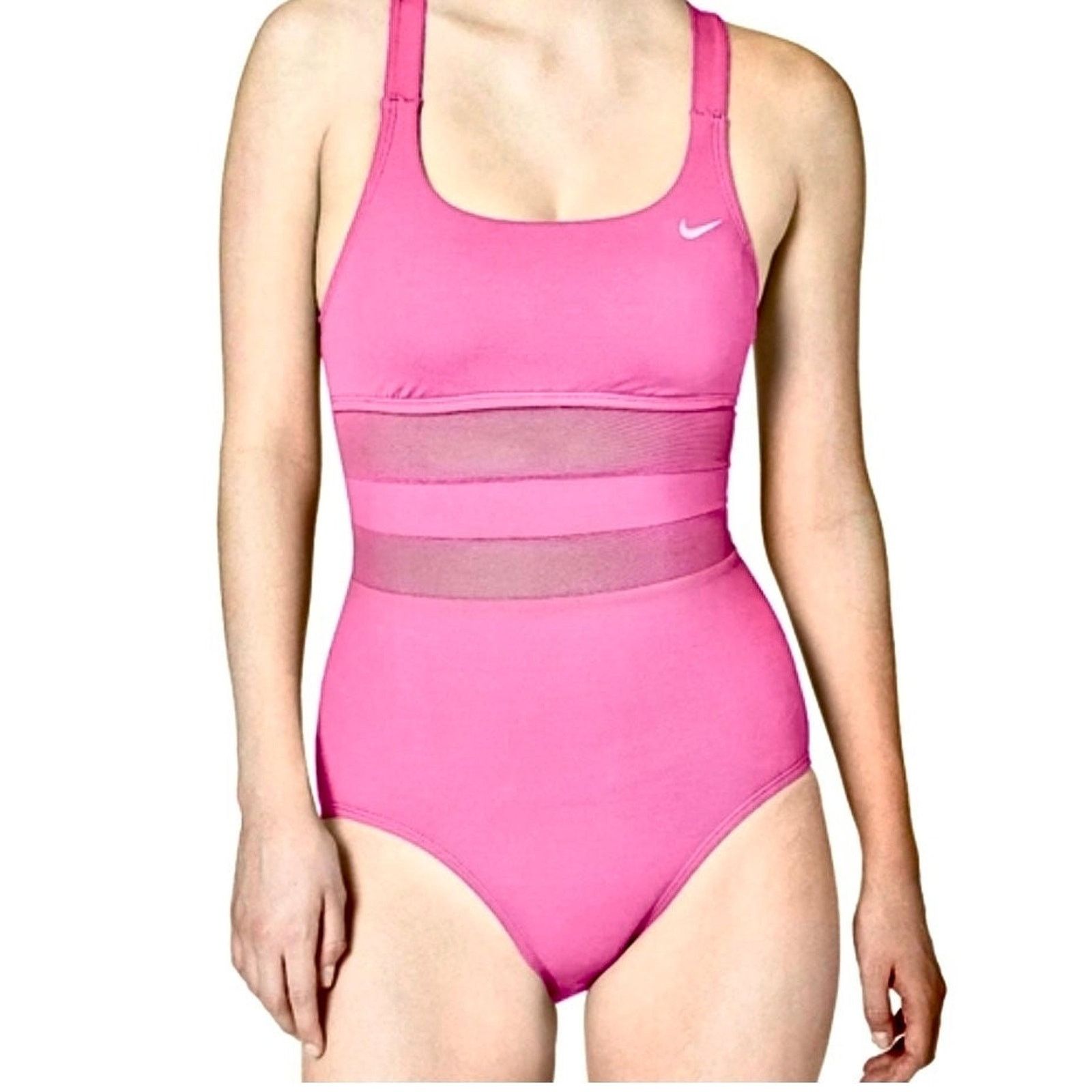 Nike Nike Bathing Suit- One Piece with Mesh Panels - Size Small Size ONE SIZE - 1 Thumbnail