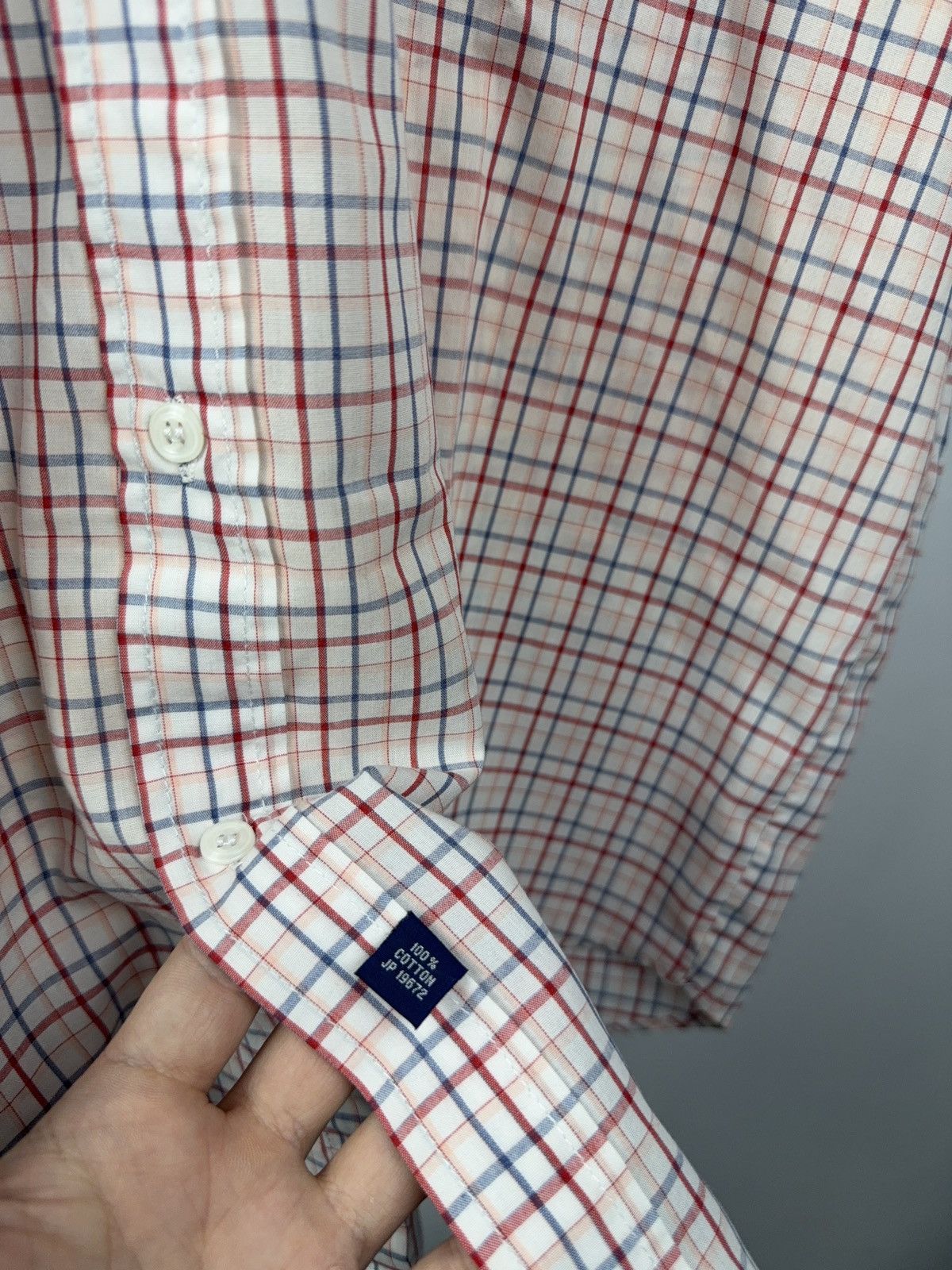 Polo Ralph Lauren Vintage Polo Ralph Lauren Check Shirt Japan Market 90s Size US L / EU 52-54 / 3 - 5 Thumbnail