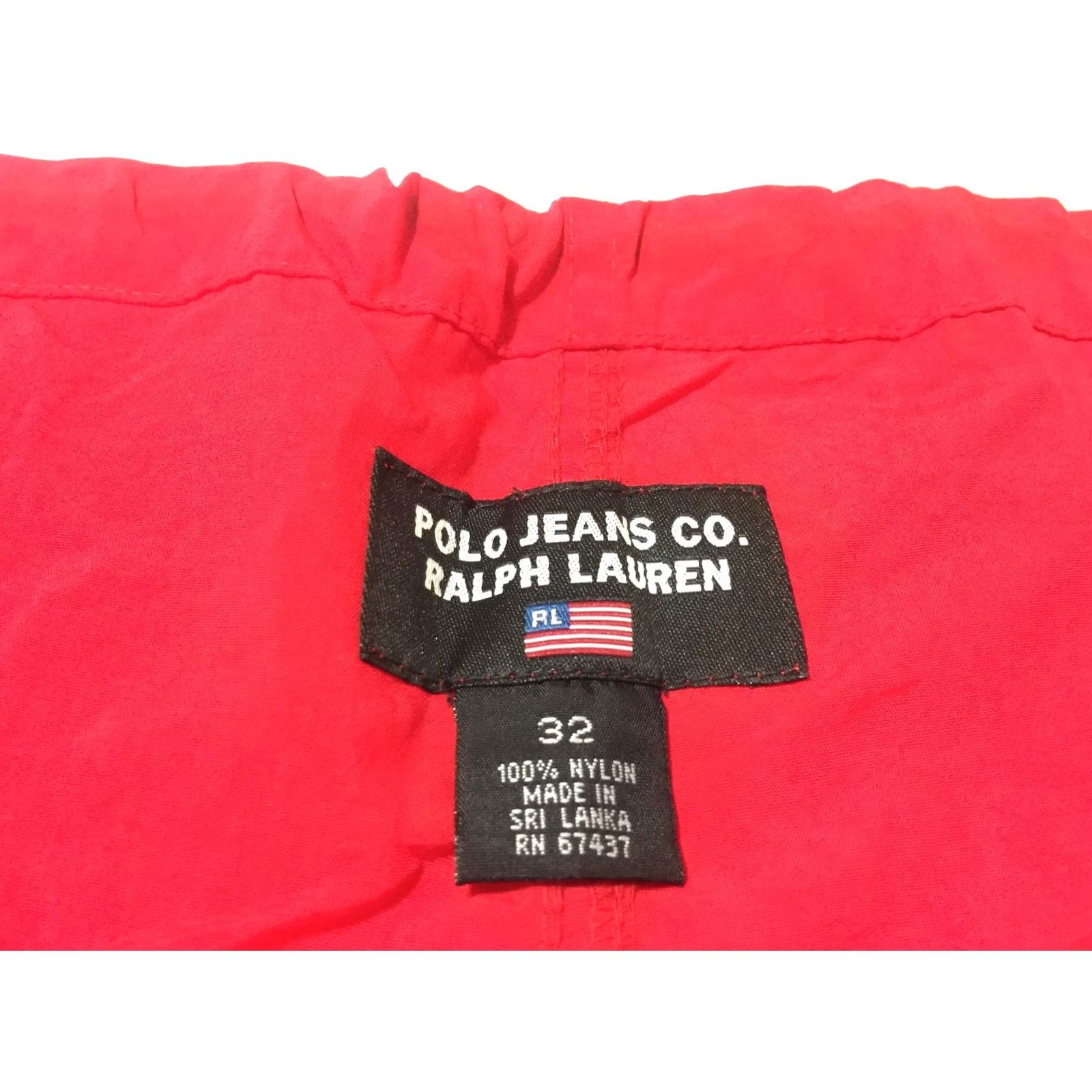 Polo Ralph Lauren VINTAGE Polo Ralph Lauren Jeans Board Shorts Swim Trunks Red - Men's 42 Size US XL / EU 56 / 4 - 5 Thumbnail