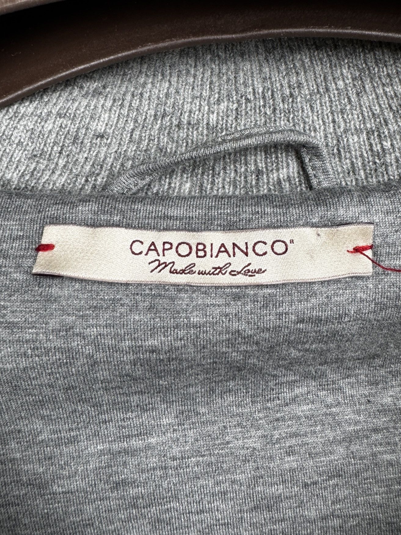 Other Capobianco grey cotton made in italy 2 pockets vest Size US XL / EU 56 / 4 - 9 Thumbnail