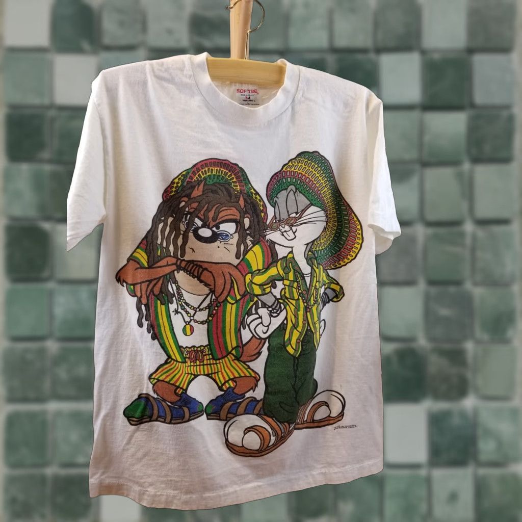 Vintage VINTAGE 1993 TAZ & BUGS BUNNY WARNER BROS COTTON SINGLE STITCH T-SHIRT SZ LARGE Size US L / EU 52-54 / 3 - 1 Thumbnail