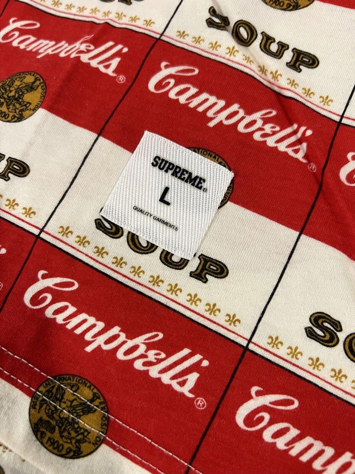 Supreme SS12 Supreme Campbell's Soup Tee T-shirt L Large 2012 Size US L / EU 52-54 / 3 - 5 Thumbnail