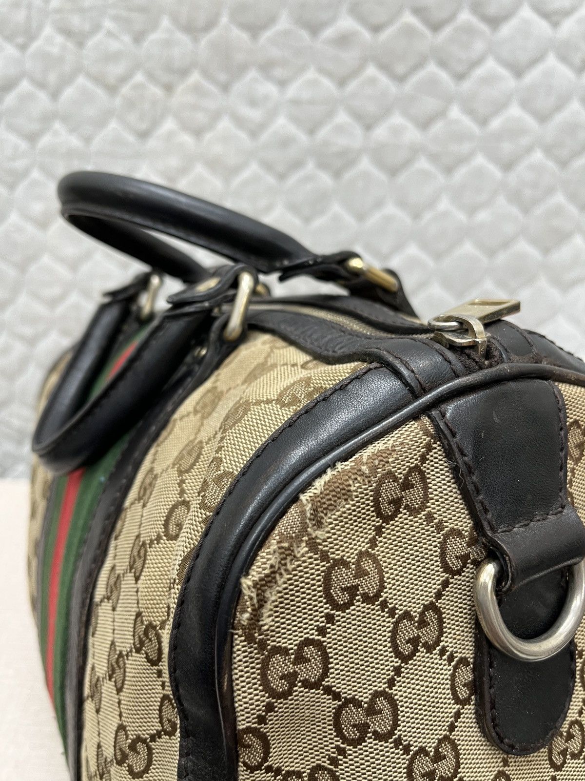 Gucci 🔥🔥🔥STEALS GUCCI BOSTON BAG Size ONE SIZE - 11 Thumbnail