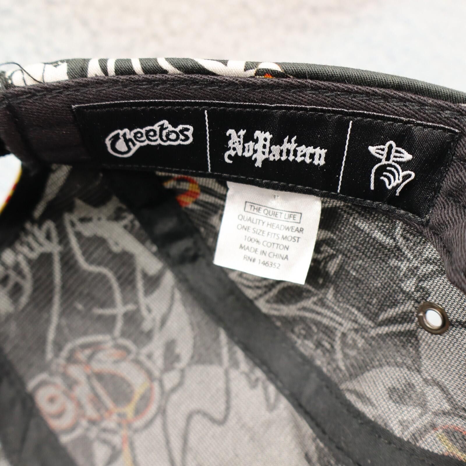 Other Cheetos x No Pattern Studio The Quiet Life Strap 5 Panel Hat Size ONE SIZE - 7 Thumbnail