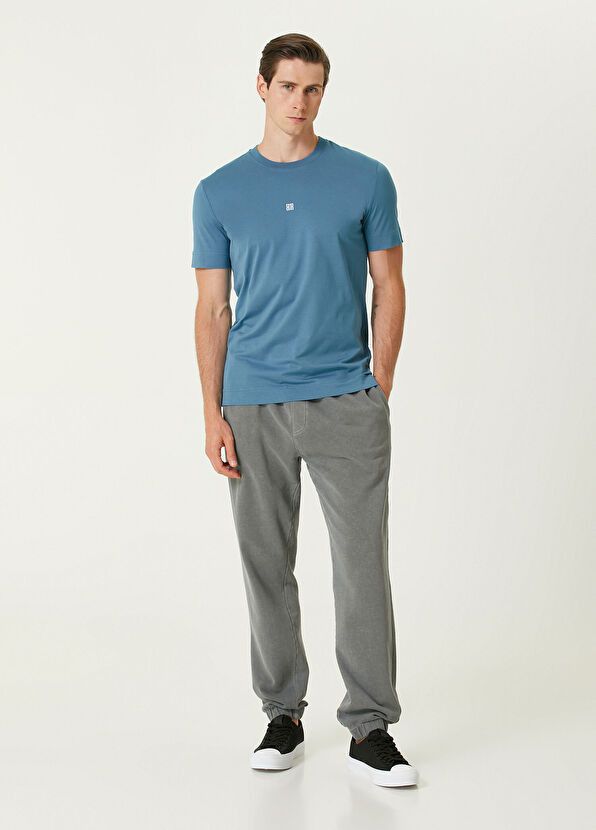 Givenchy o1srvl11e0326 Slim Fit T-Shirt in Blue Size US M / EU 48-50 / 2 - 2 Thumbnail