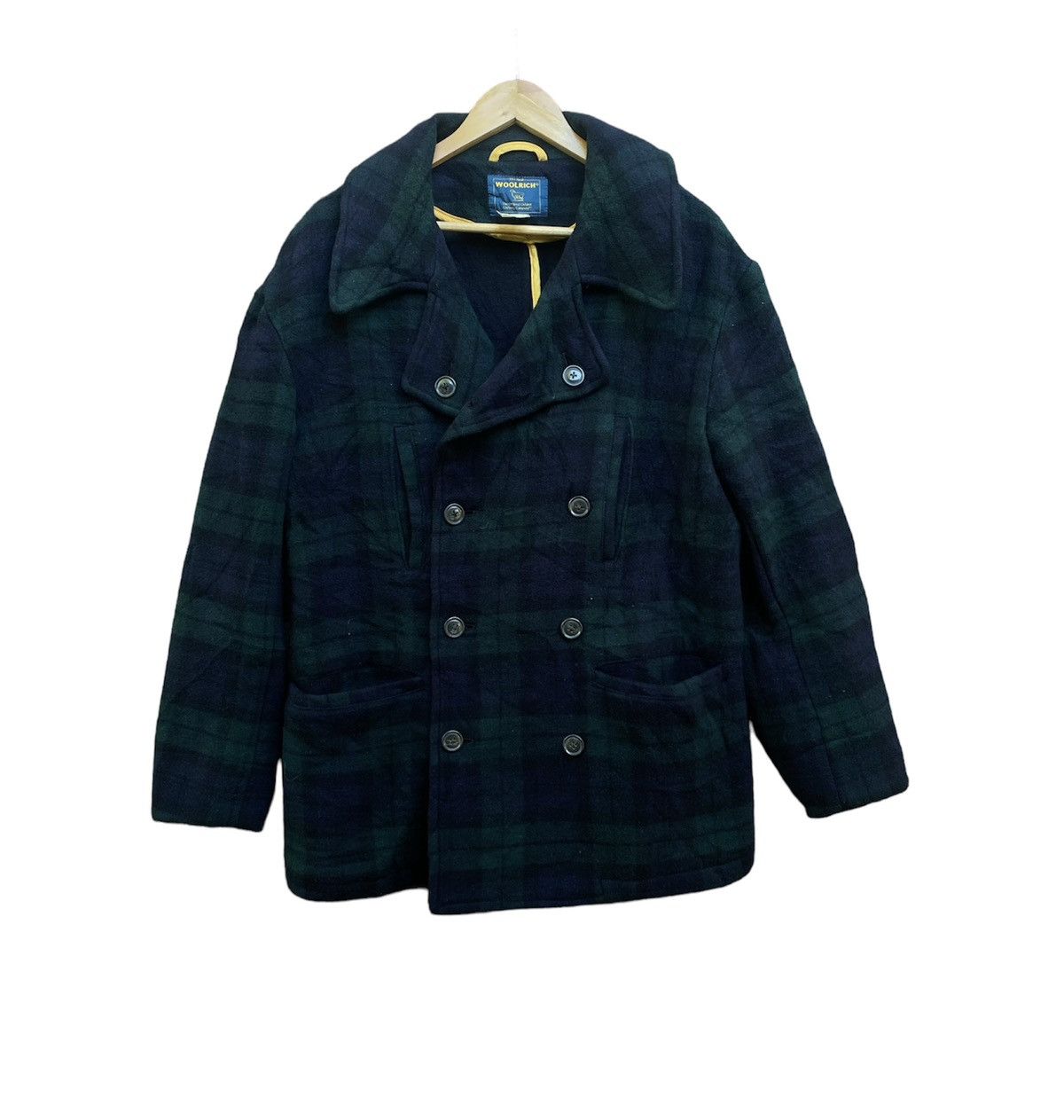 Woolrich Checkered Wool Double breasted Outdoors Jacket