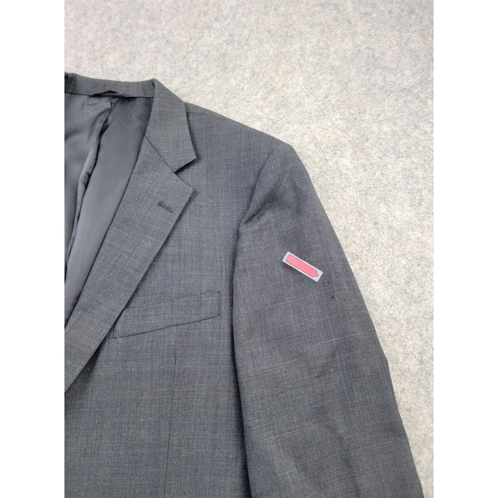 Brooks Brothers VINTAGE Brooks Brothers Suit Jacket Mens 42R Gray 100% Wool Blazer Made in USA 2006 Size 42R - 4 Thumbnail