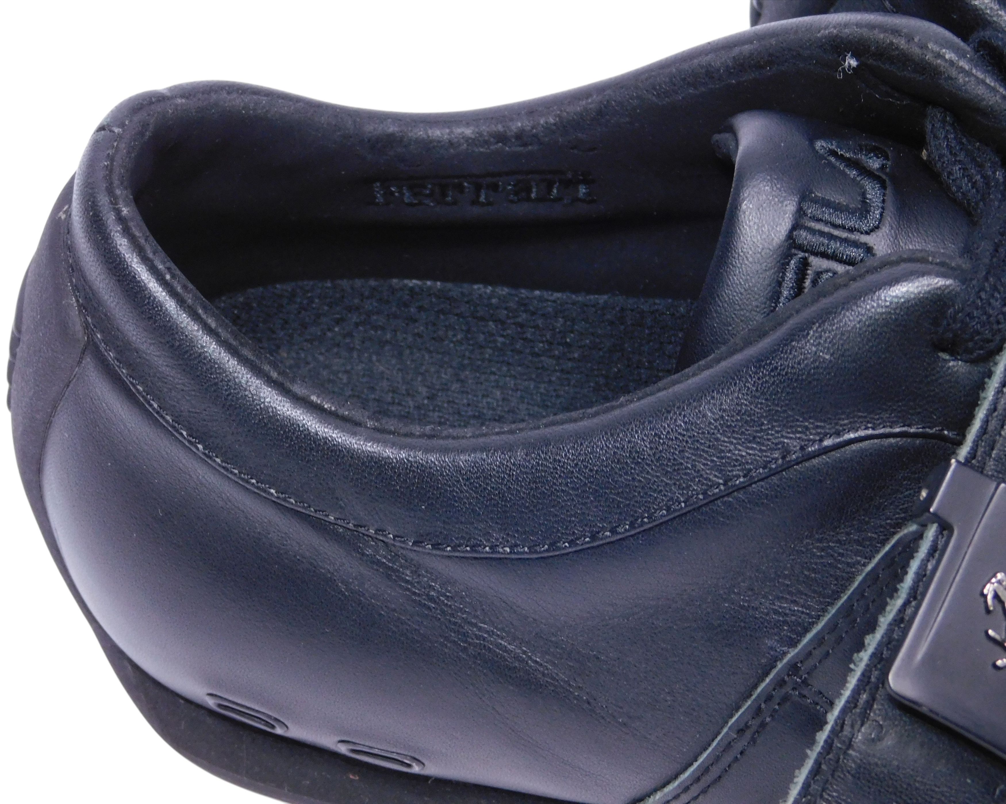 Ferrari Ferrari X Fila black leather sneakers Size US 10 / EU 43 - 3 Thumbnail