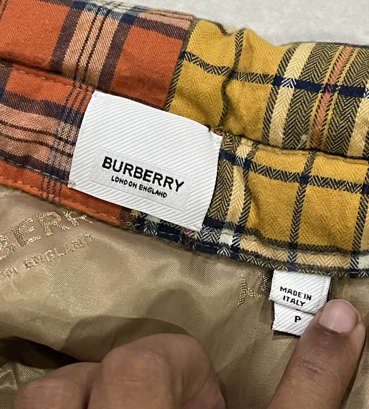 Burberry 🔥A/W 2019 BURBERRY PATCHWORK CONTRAST CHECK PUFFER OVERSHIRT Size US M / EU 48-50 / 2 - 16 Thumbnail