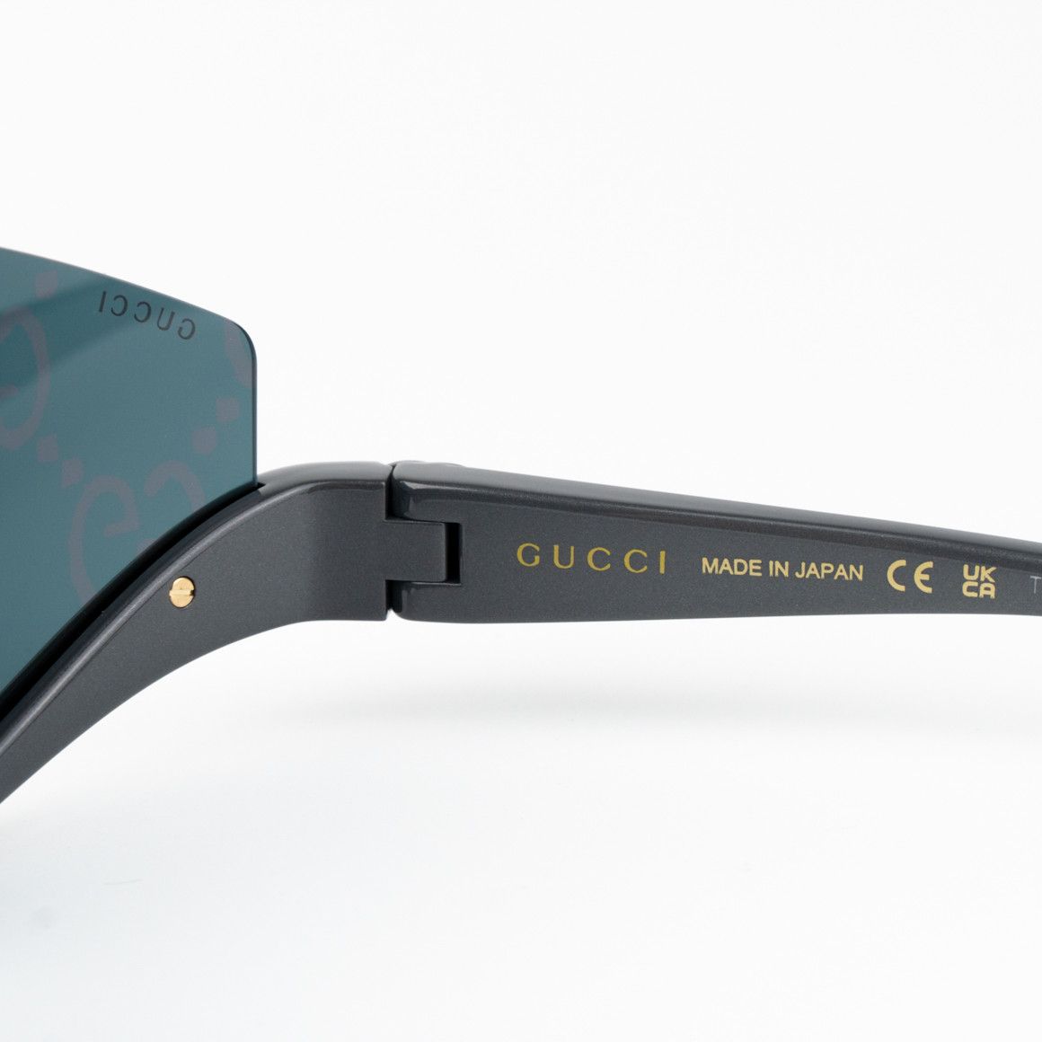 Gucci NEW Gucci GG1650S 009 Unisex Shield Mask Sunglasses Size ONE SIZE - 6 Thumbnail