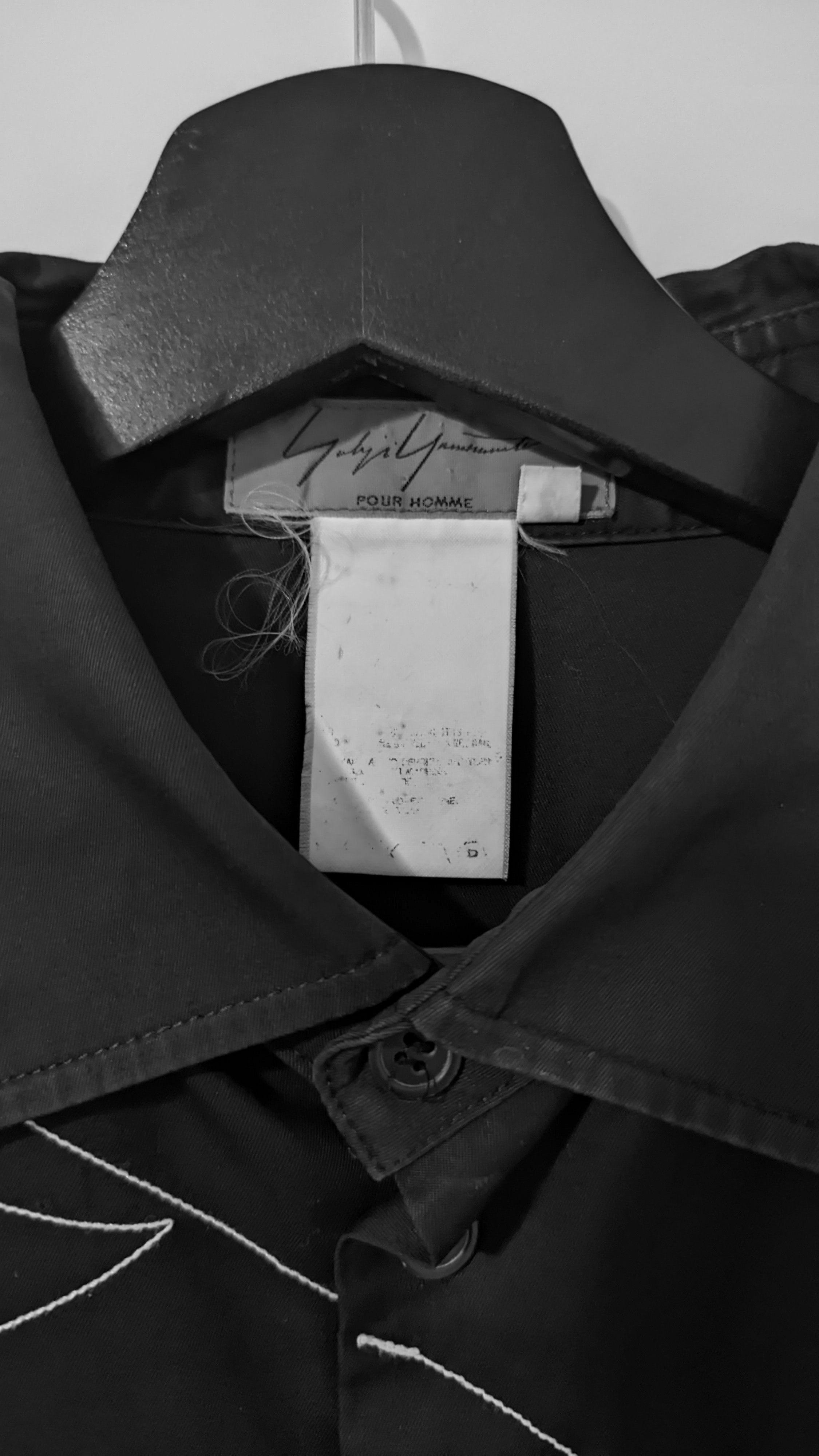 Yohji Yamamoto Yohji Yamamoto Pour Homme Embroidered Shirt Size US L / EU 52-54 / 3 - 3 Thumbnail